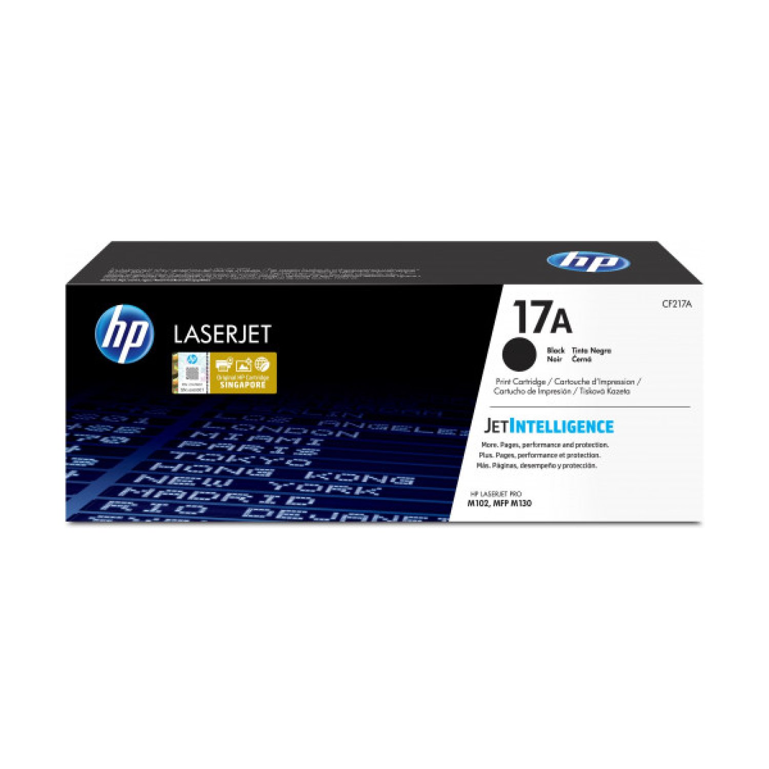 HP Tóner Original nº17A · Negro