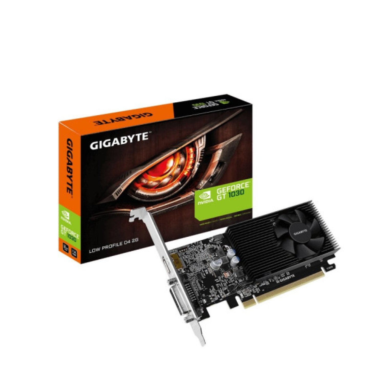 Gigabyte GeForce GT 1030 · 2GB GDDR4 · Perfil Bajo
