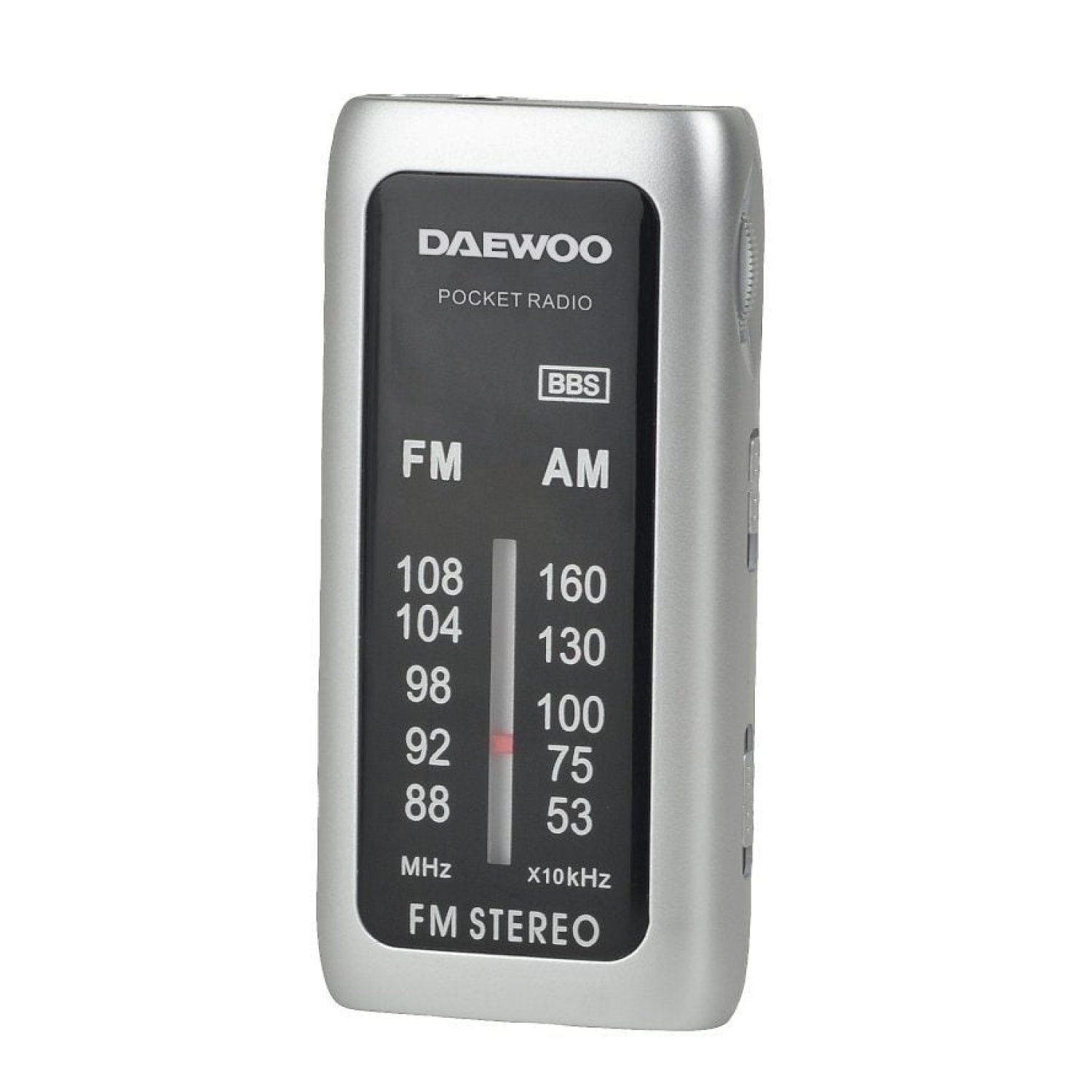 Daewoo DW1129 · Radio Portátil · CD · Plata
