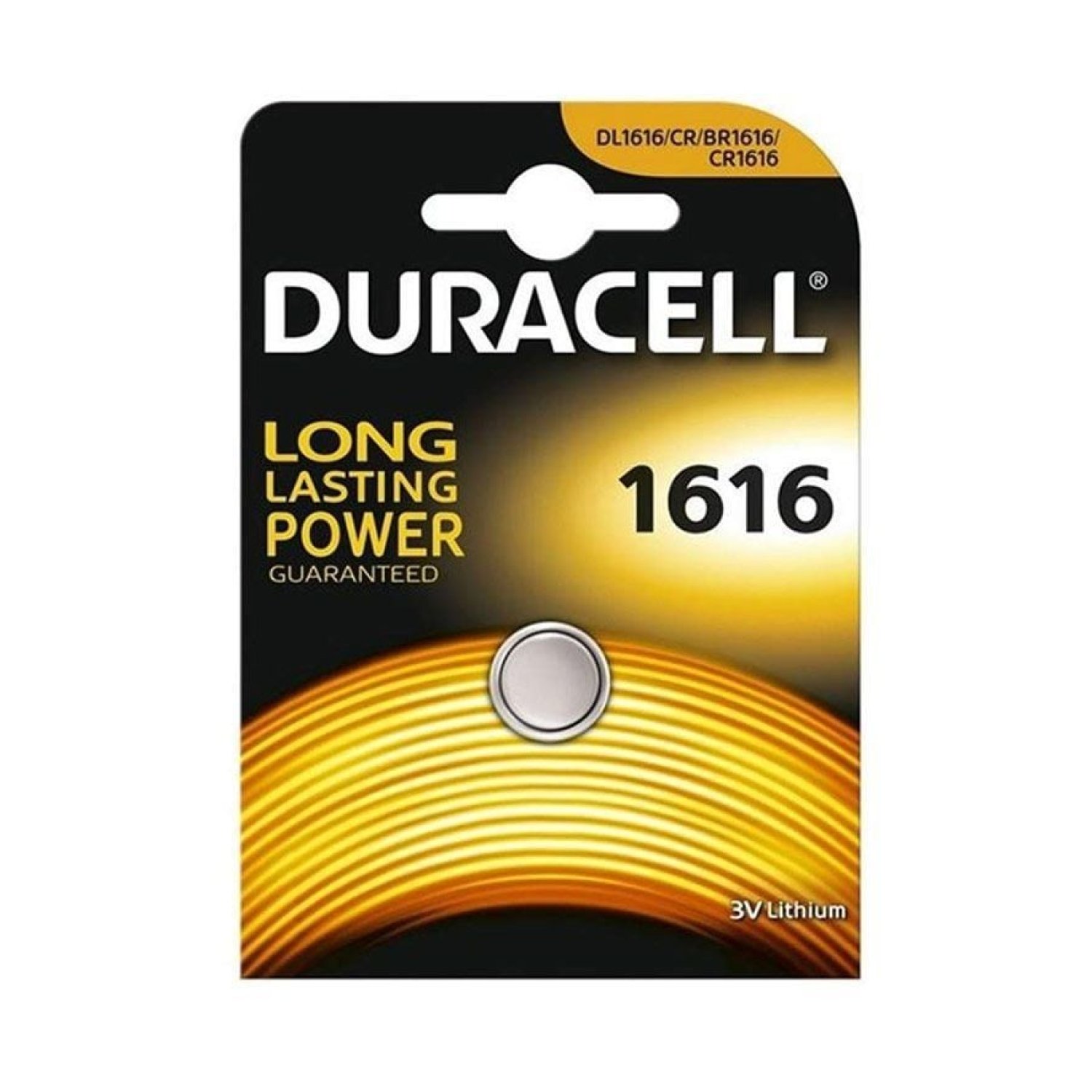 Duracell · Pila de Botón CR1616 · 3V