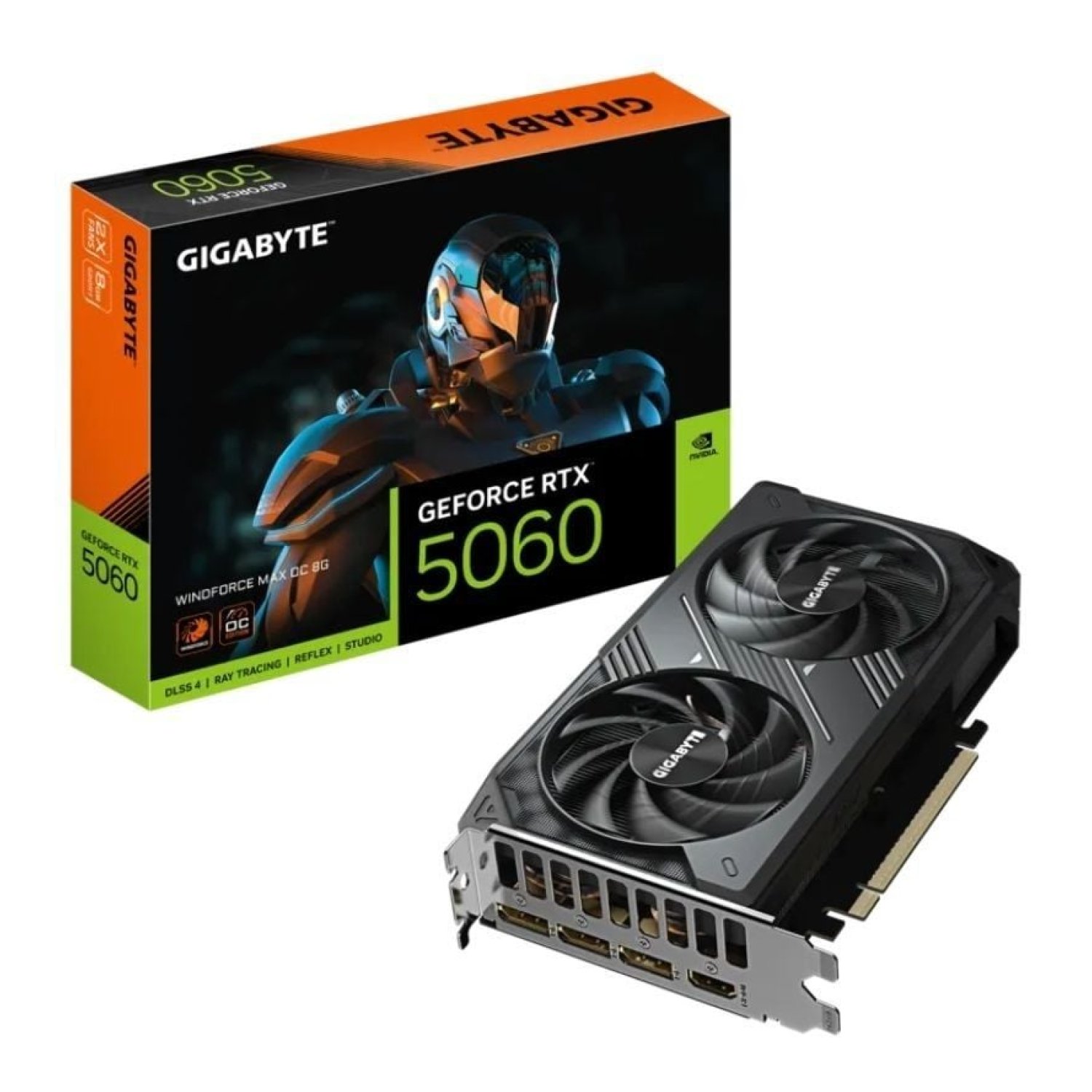 Gigabyte GeForce RTX 5060 WindForce Max OC · 8GB GDDR7