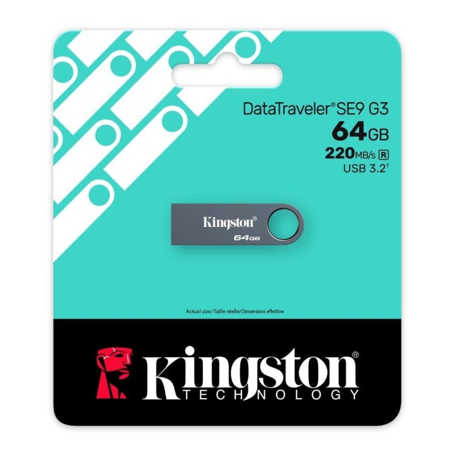 Kingston DataTraveler SE9 G3 · Pendrive 64GB · USB 3.2