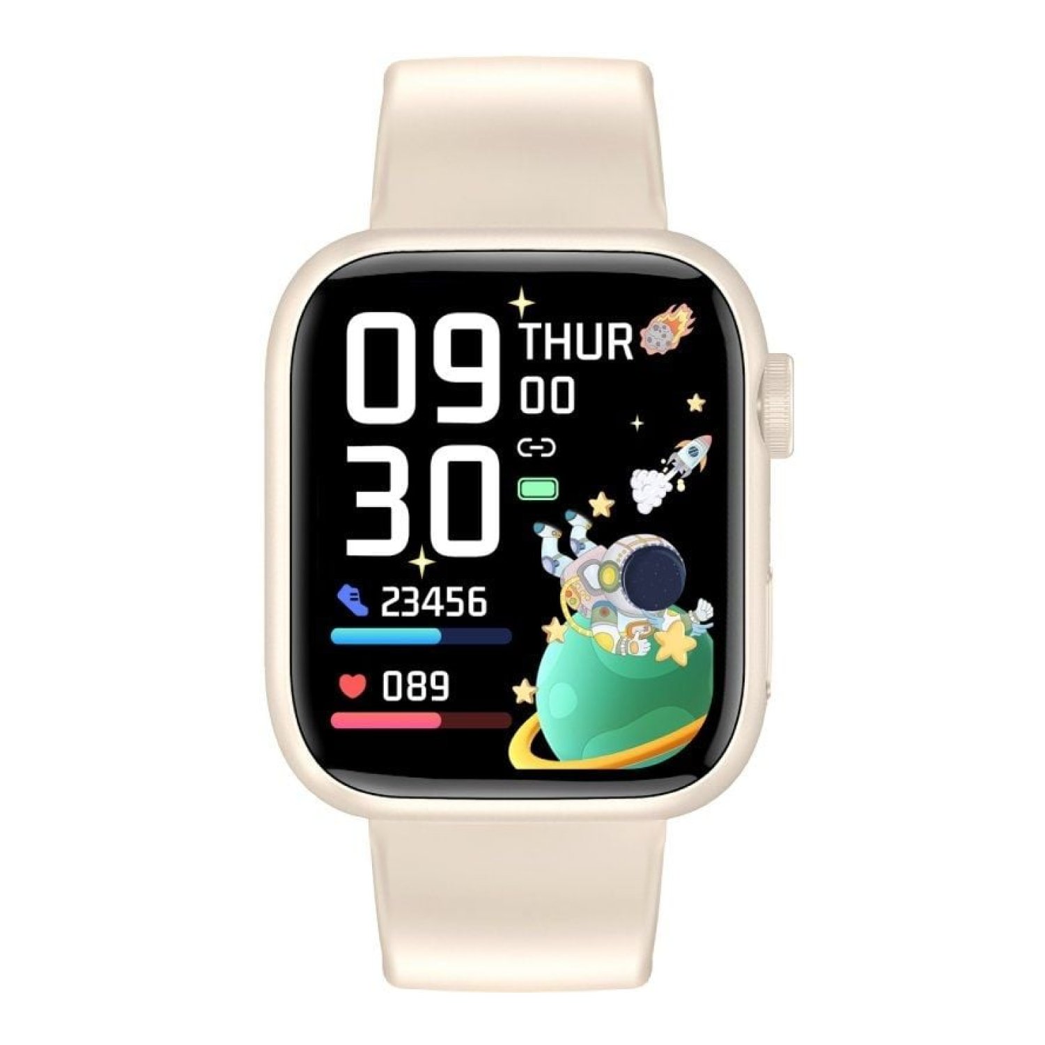 Forever iGo Watch 3 · Smartwatch · Notificaciones y Monitor FC · Marfil