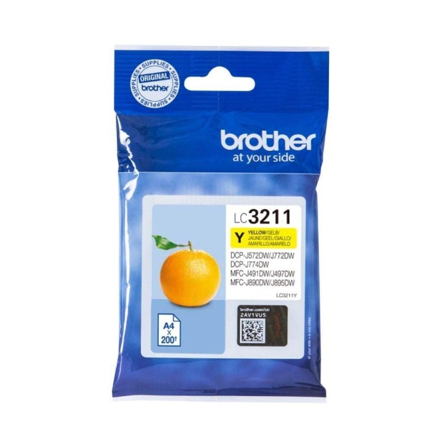 Brother LC-3211Y · Cartucho de Tinta Original · Amarillo