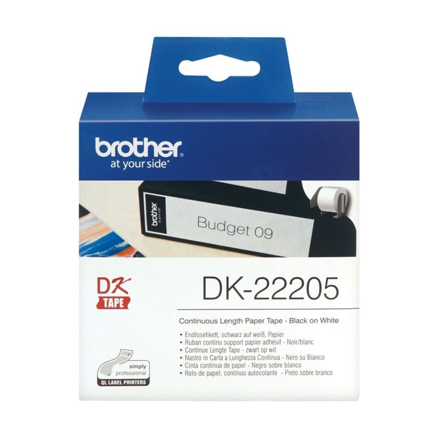 Brother · Rollo Papel Continuo DK-22205 · Original