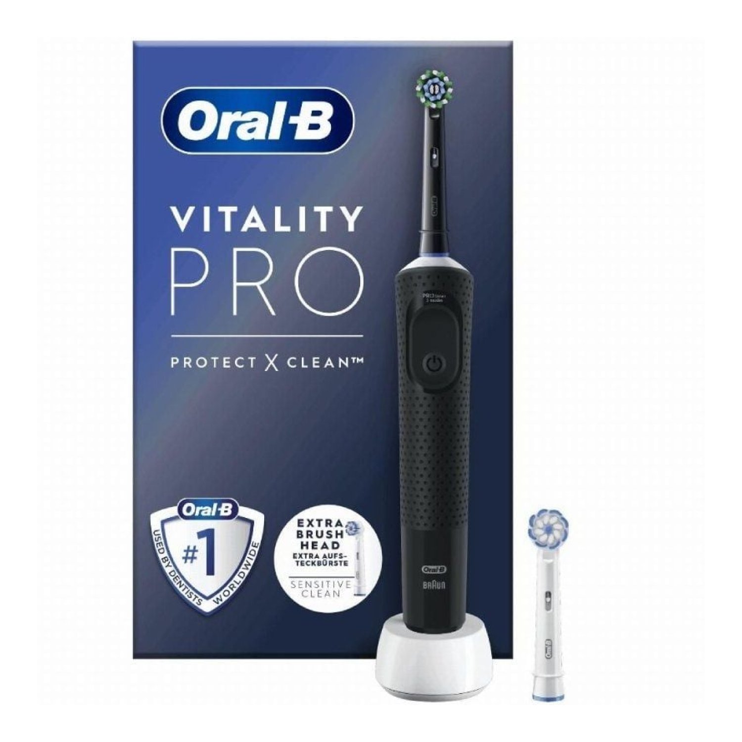 Oral-B Vitality Pro · Cepillo Dental Eléctrico · Negro
