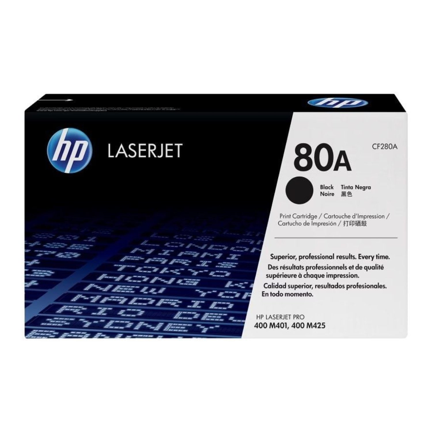 HP Tóner Original nº80A · Negro · Rendimiento Alto