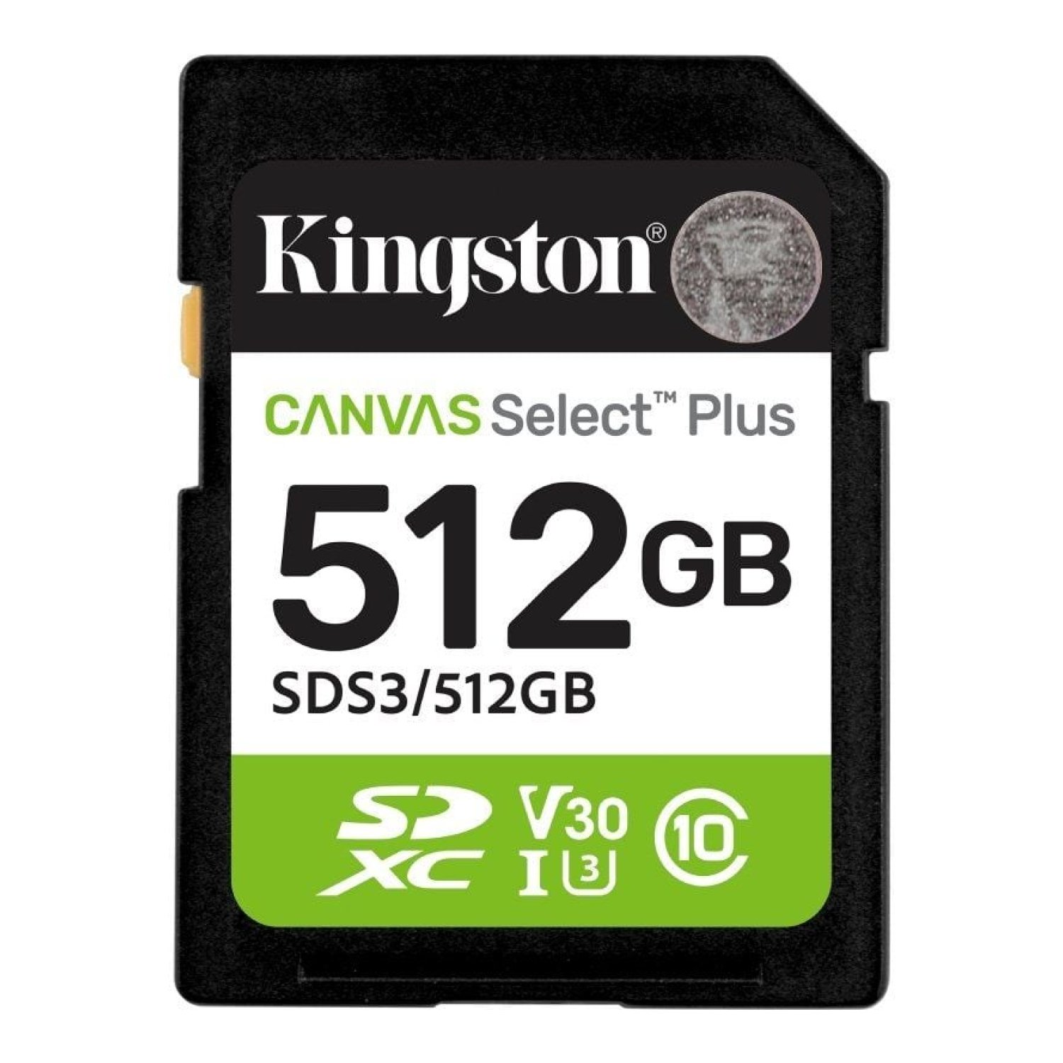Kingston Canvas Select Plus · 512GB · SDXC Clase 10 · 150MB/s