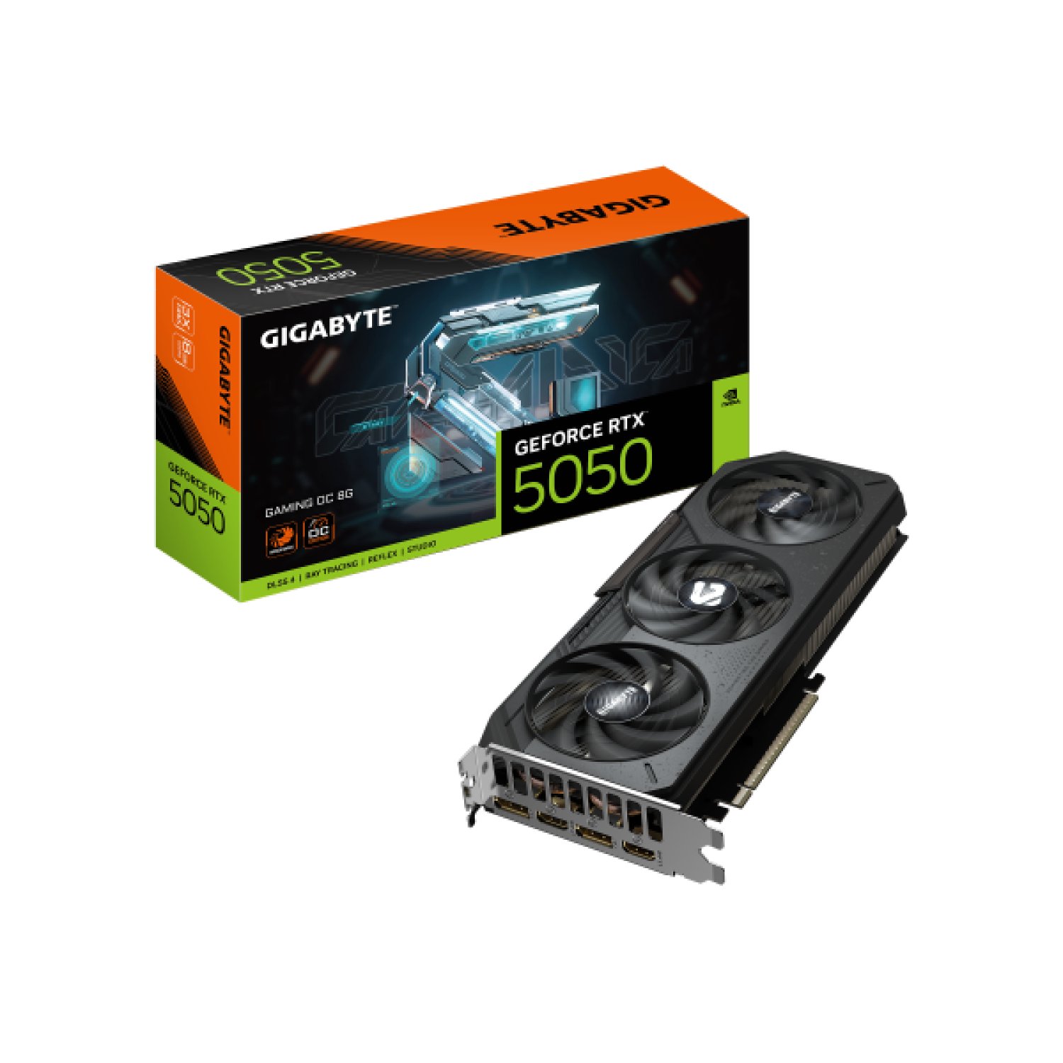 Gigabyte GeForce RTX 5050 Gaming OC · 8GB GDDR6 · Tarjeta Gráfica