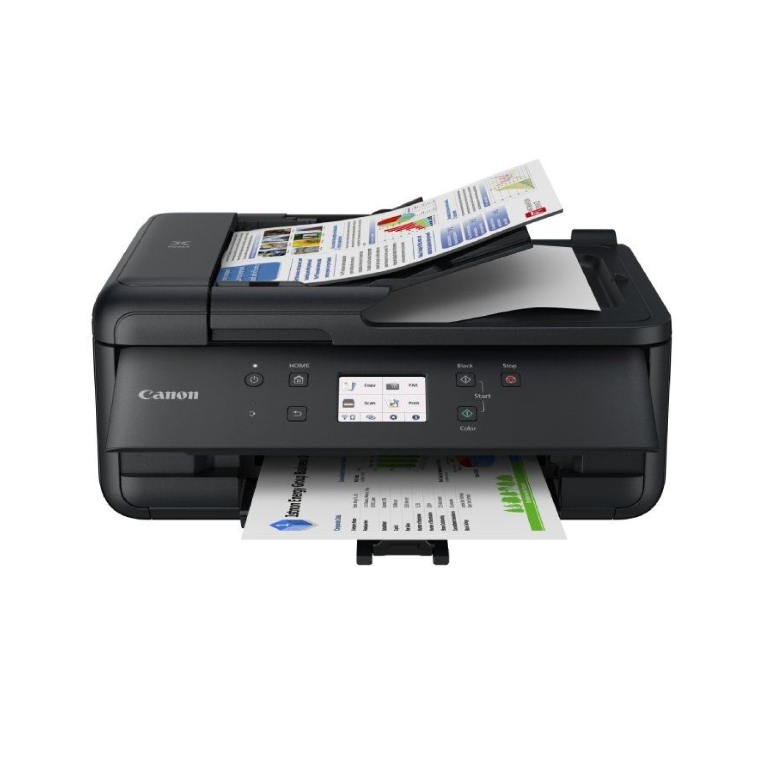 Canon PIXMA TR7650 · Multifunción Fotográfica · WiFi · Fax · Dúplex · Negra