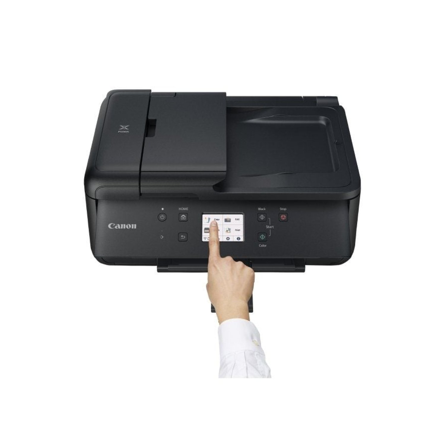 Canon PIXMA TR7650 · Multifunción Fotográfica · WiFi · Fax · Dúplex · Negra