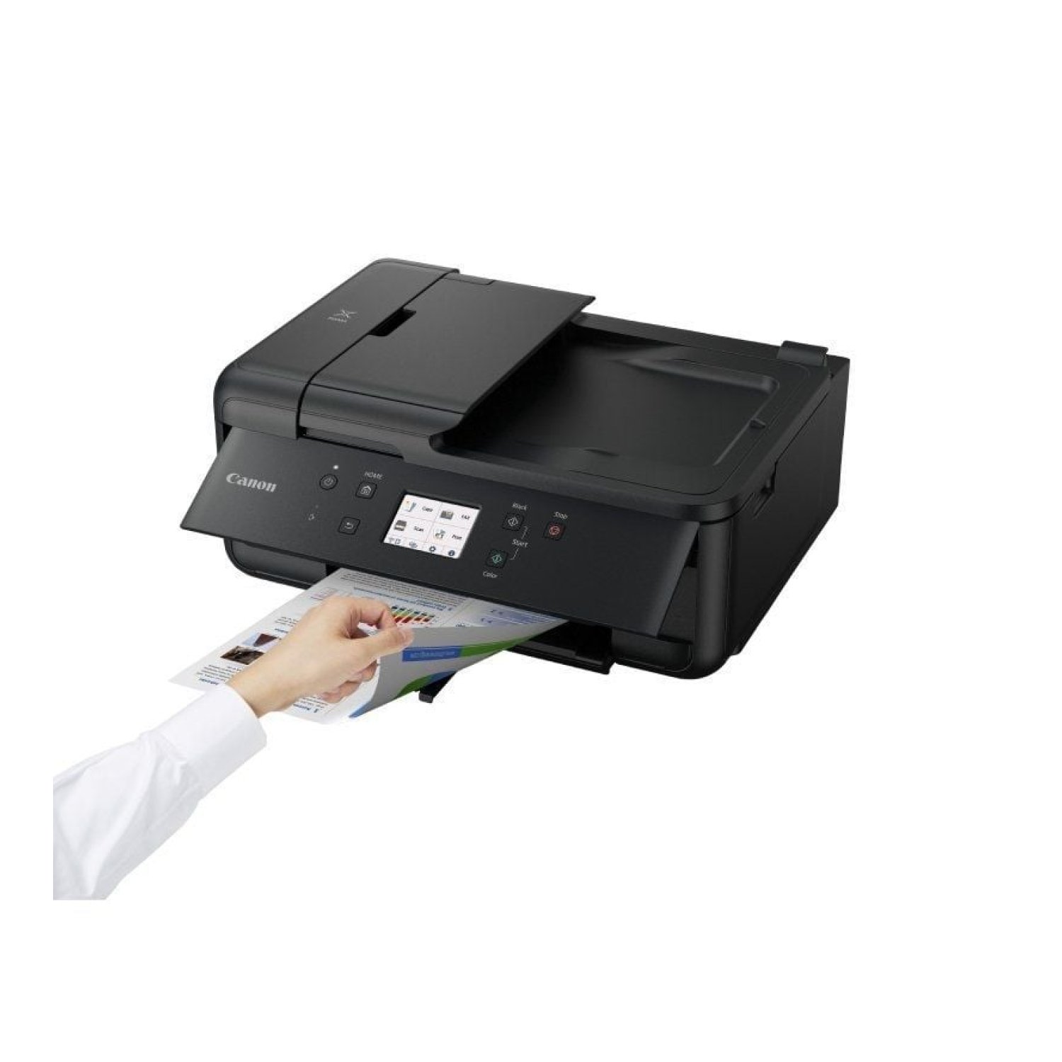 Canon PIXMA TR7650 · Multifunción Fotográfica · WiFi · Fax · Dúplex · Negra