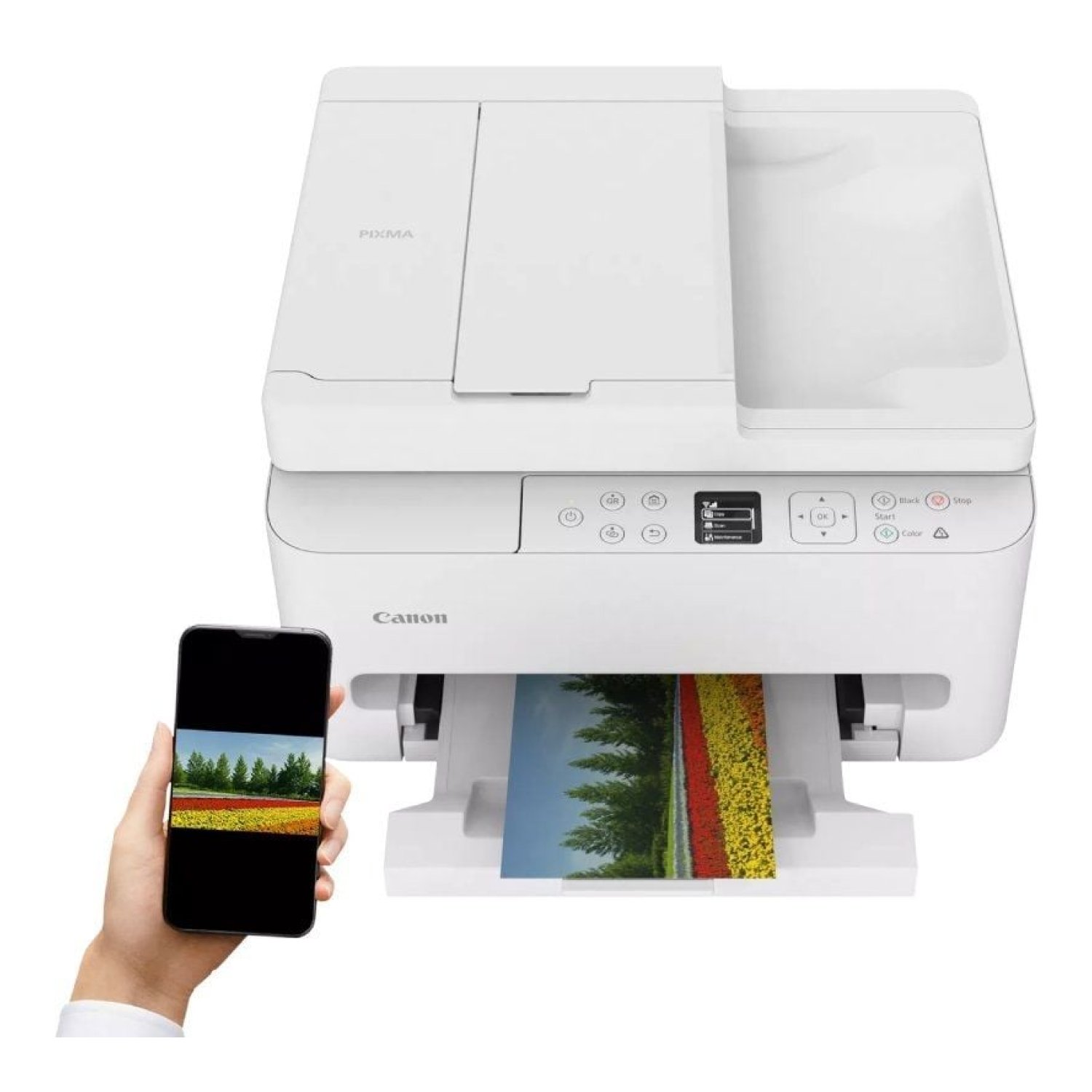 Canon PIXMA TS7550i · Multifunción WiFi · Dúplex · Blanca
