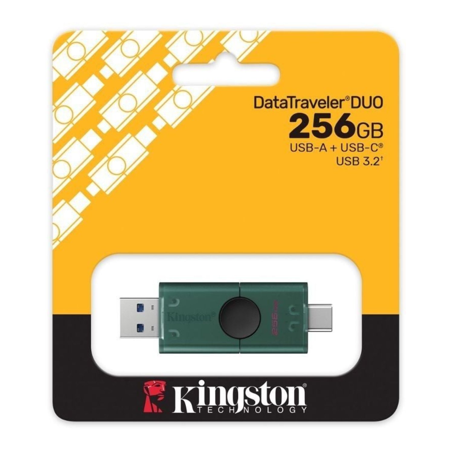Kingston DataTraveler Duo · 256GB · USB 3.2 + USB Tipo-C