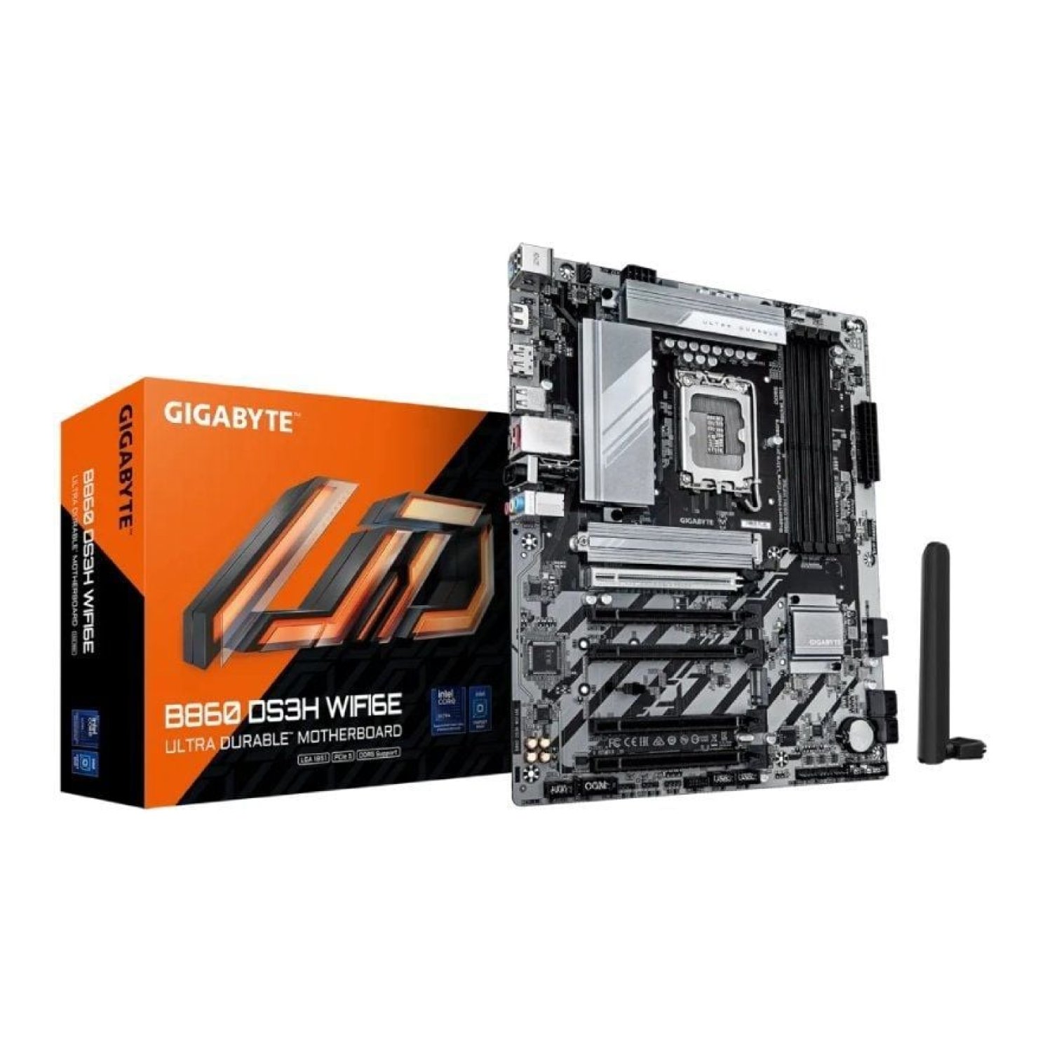 Gigabyte B860 DS3H · Socket 1851 · DDR5 · PCIe 5.0 · WiFi 6E