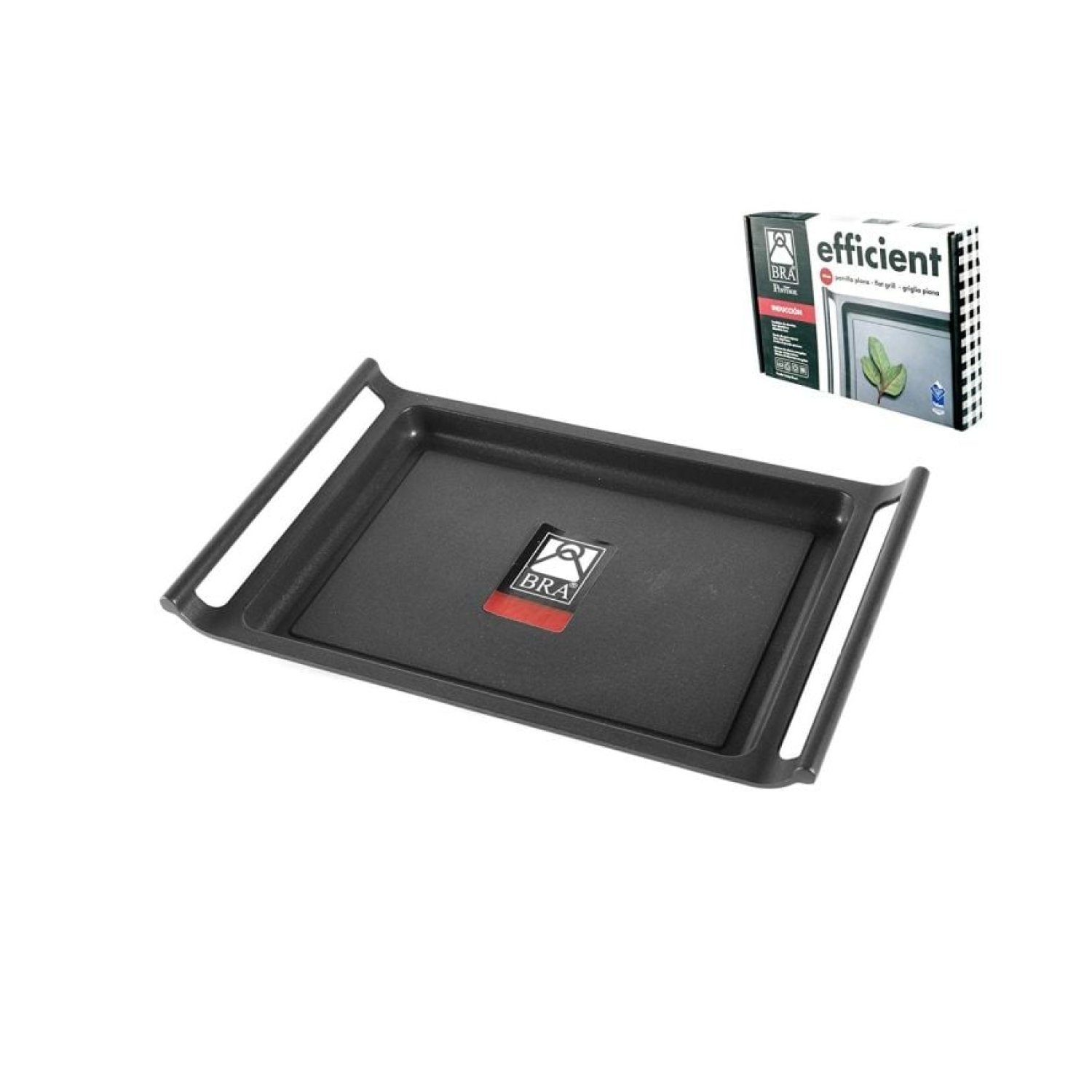 BRA Efficient · Parrilla Asar 365x270mm · Teflón · Inducción