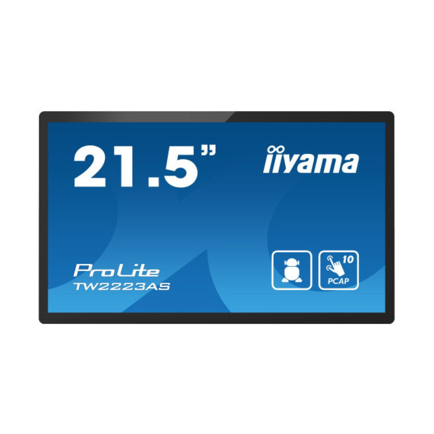 IIYAMA Panel-PC 21,5" · Android 12 · RK3399 · 4GB RAM · 32GB · PCAP 10 Toques · 1920x1080 · WiFi · Bluetooth 5.2
