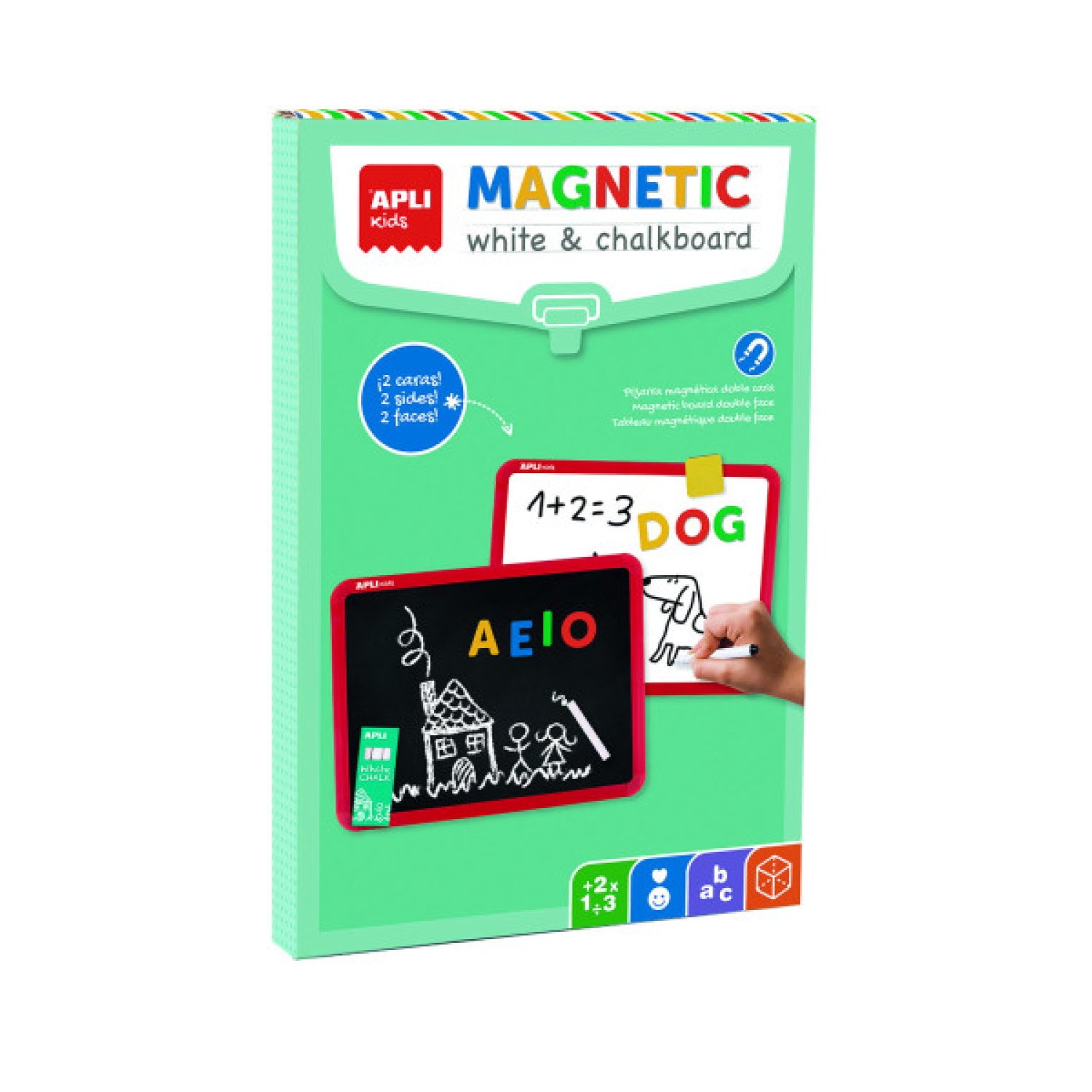 Apli · Pizarra Magnética Doble Cara · Manualidades Infantiles