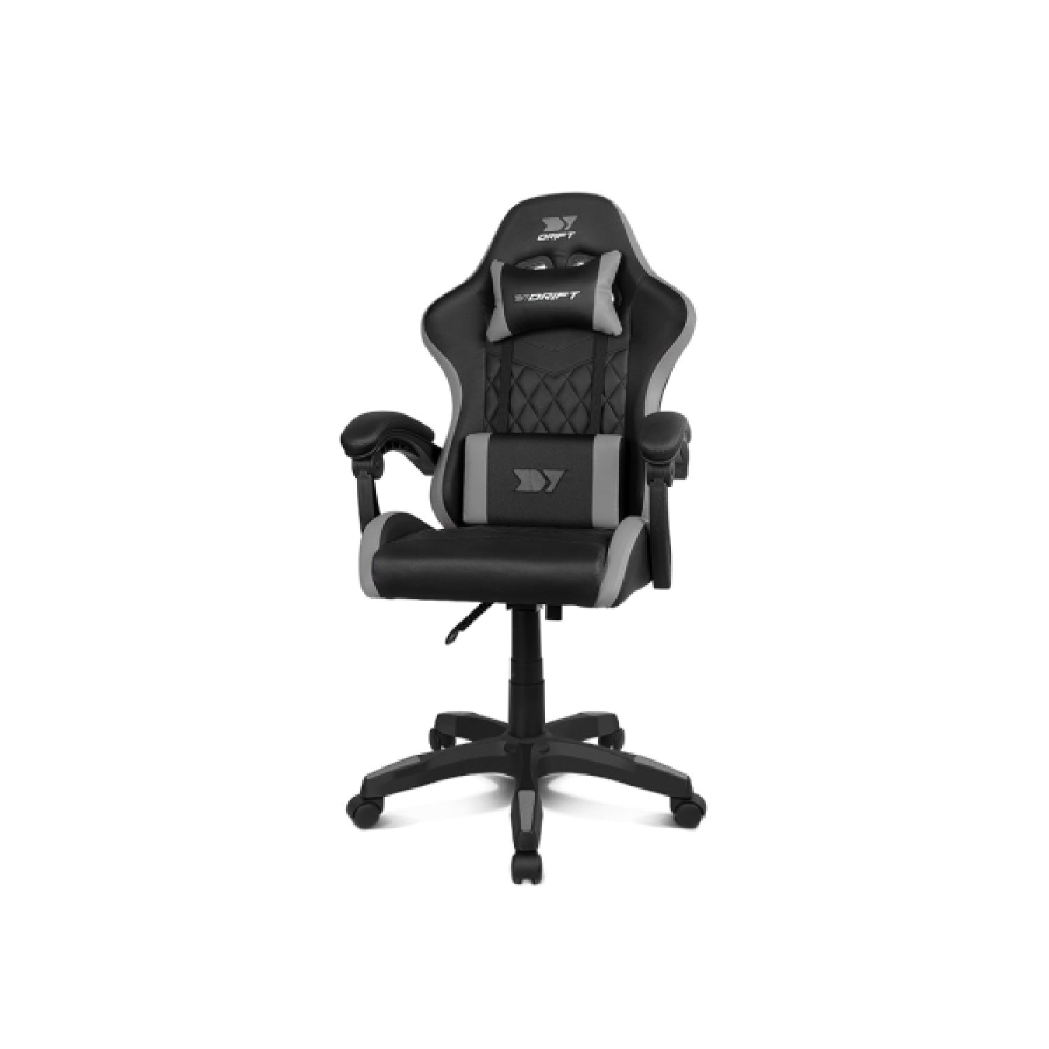 DRIFT DR35BG · Silla Gaming · Asiento Acolchado · Negro y Gris