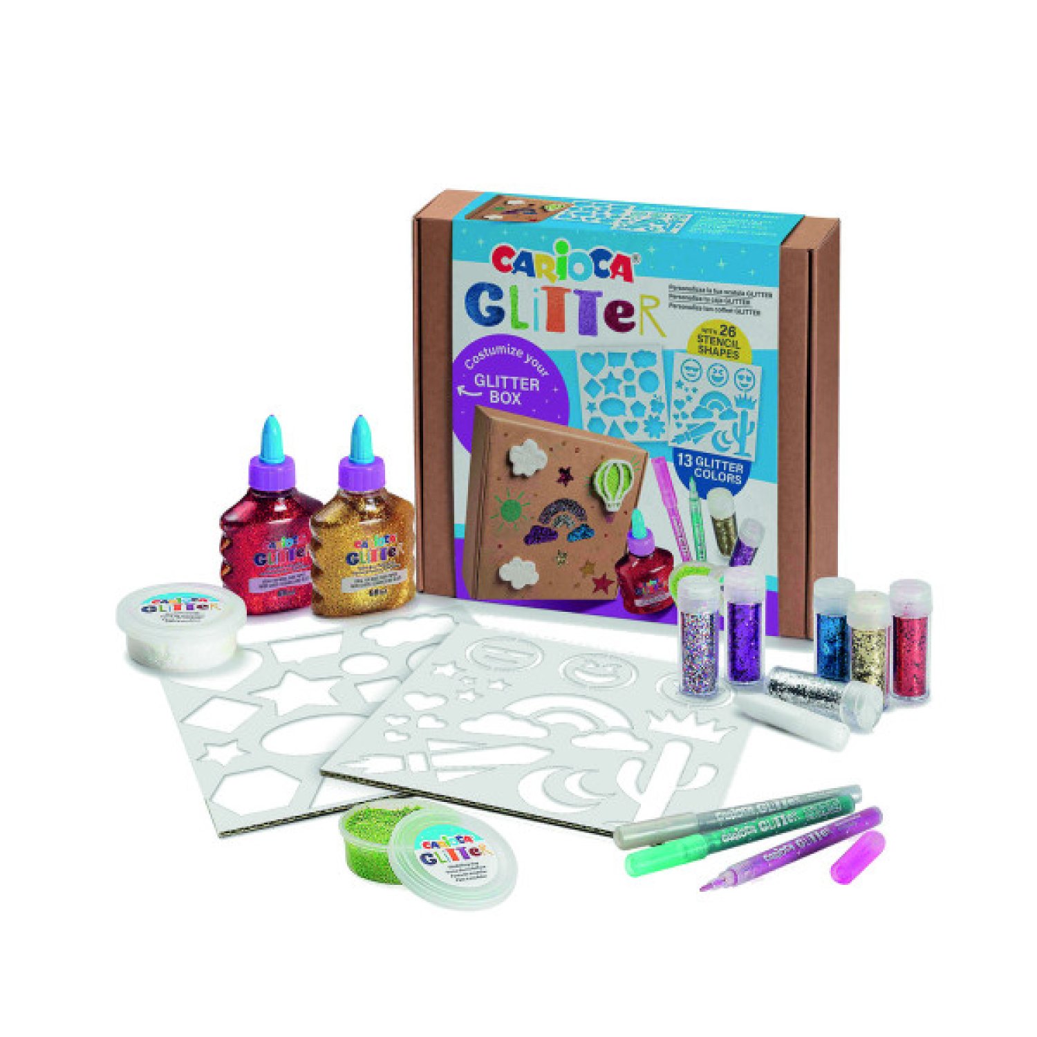Carioca Glitter Creator · Set de Rotuladores Brillantes · 42 Colores