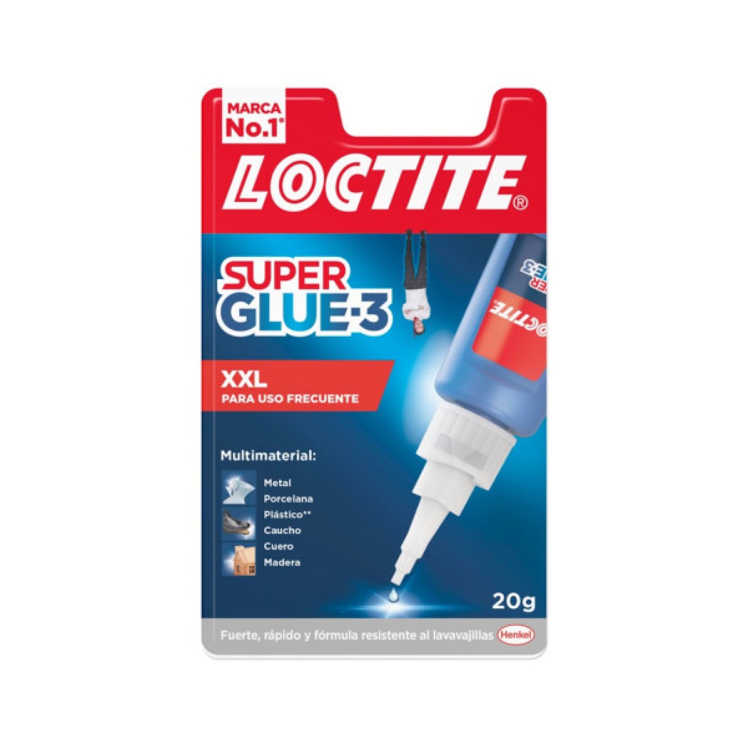 Loctite Superglue-3 XXL · Adhesivo Cianoacrilato · 20g