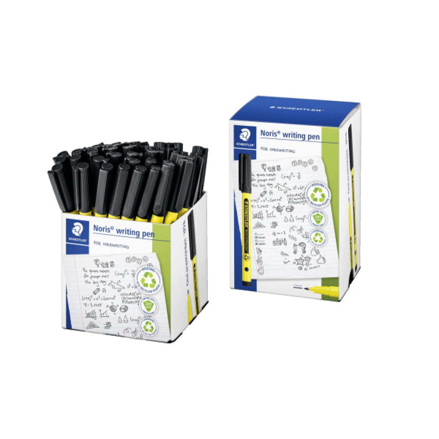 Staedtler Noris · Rotulador Punta Fina · Negro · Pack 10 uds