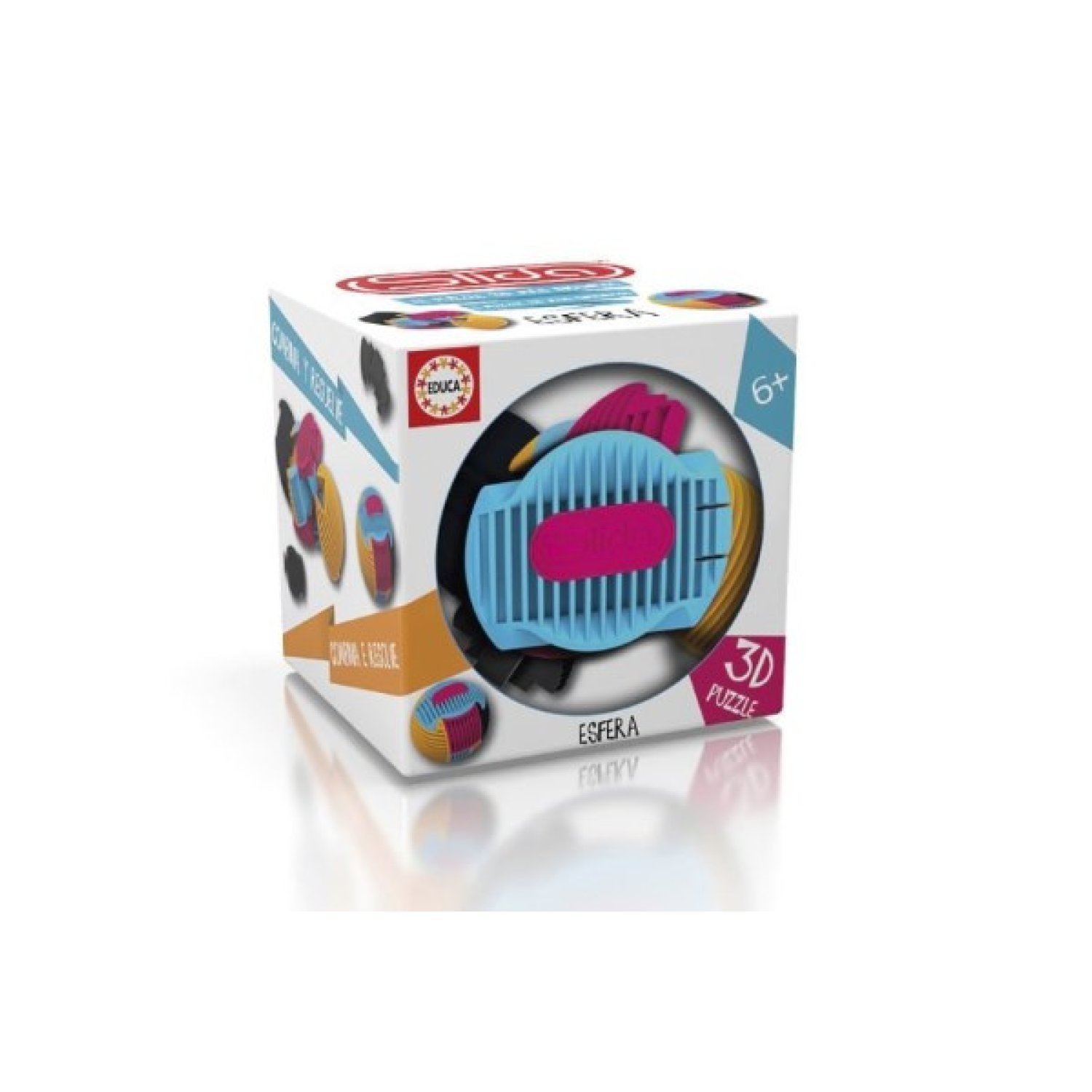 Educa Borrás · Bola Rompecabezas Gumball Colours · Puzzle 3D Interactivo