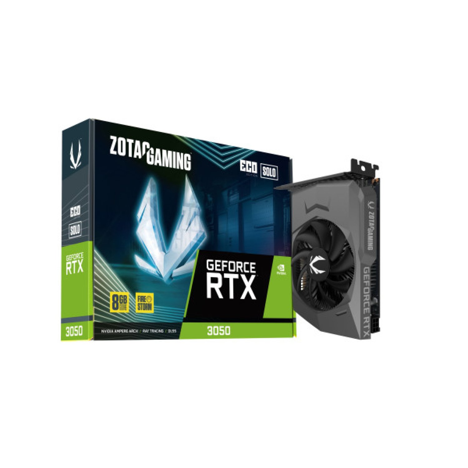 Zotac Gaming GeForce RTX 3050 Eco · 8GB GDDR6 · Solo