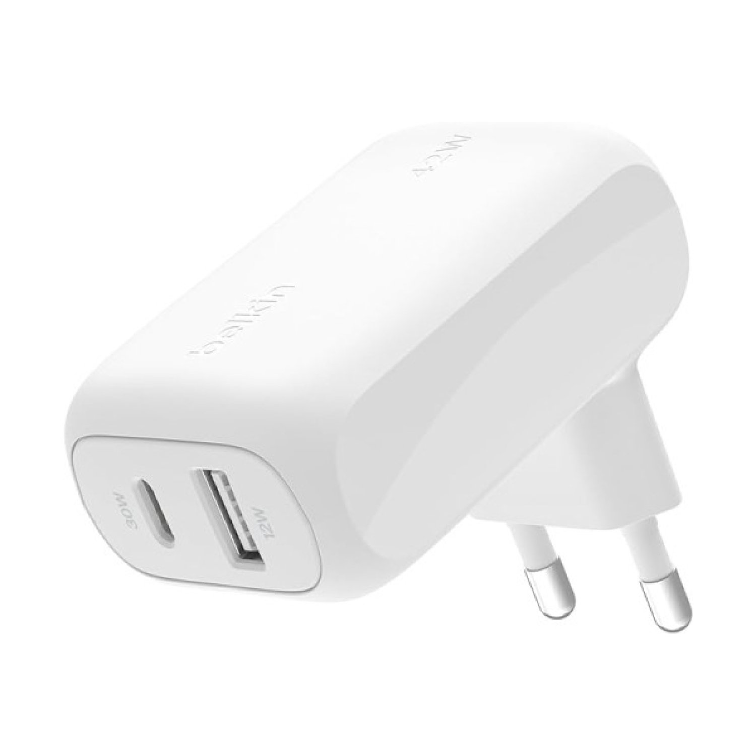 Belkin Boostcharge · Cargador Dual USB-C + USB-A · 42W · PD/PPS