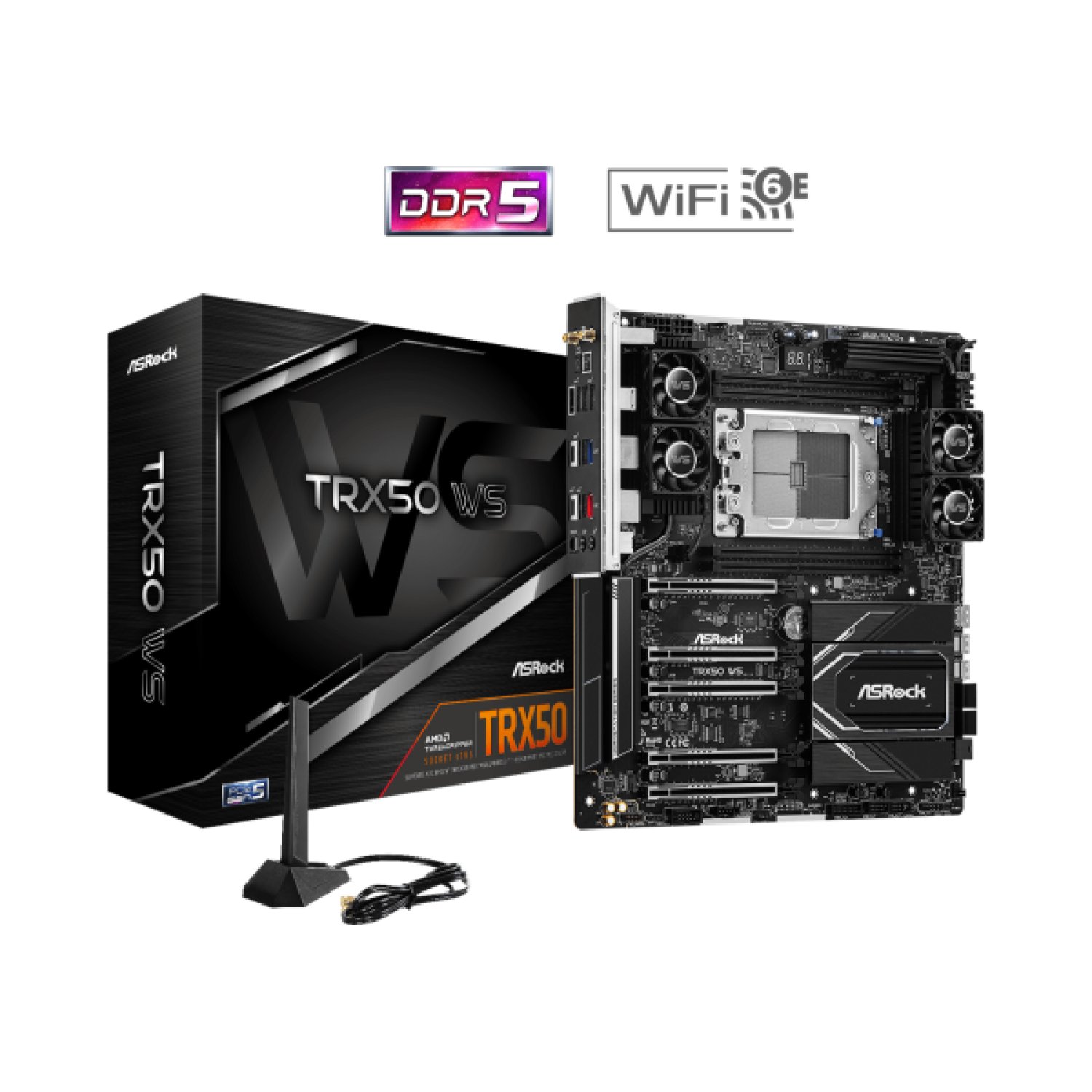 ASROCK TRX50 WS · Socket sTRX50 · AMD TRX50 · ATX Extendida