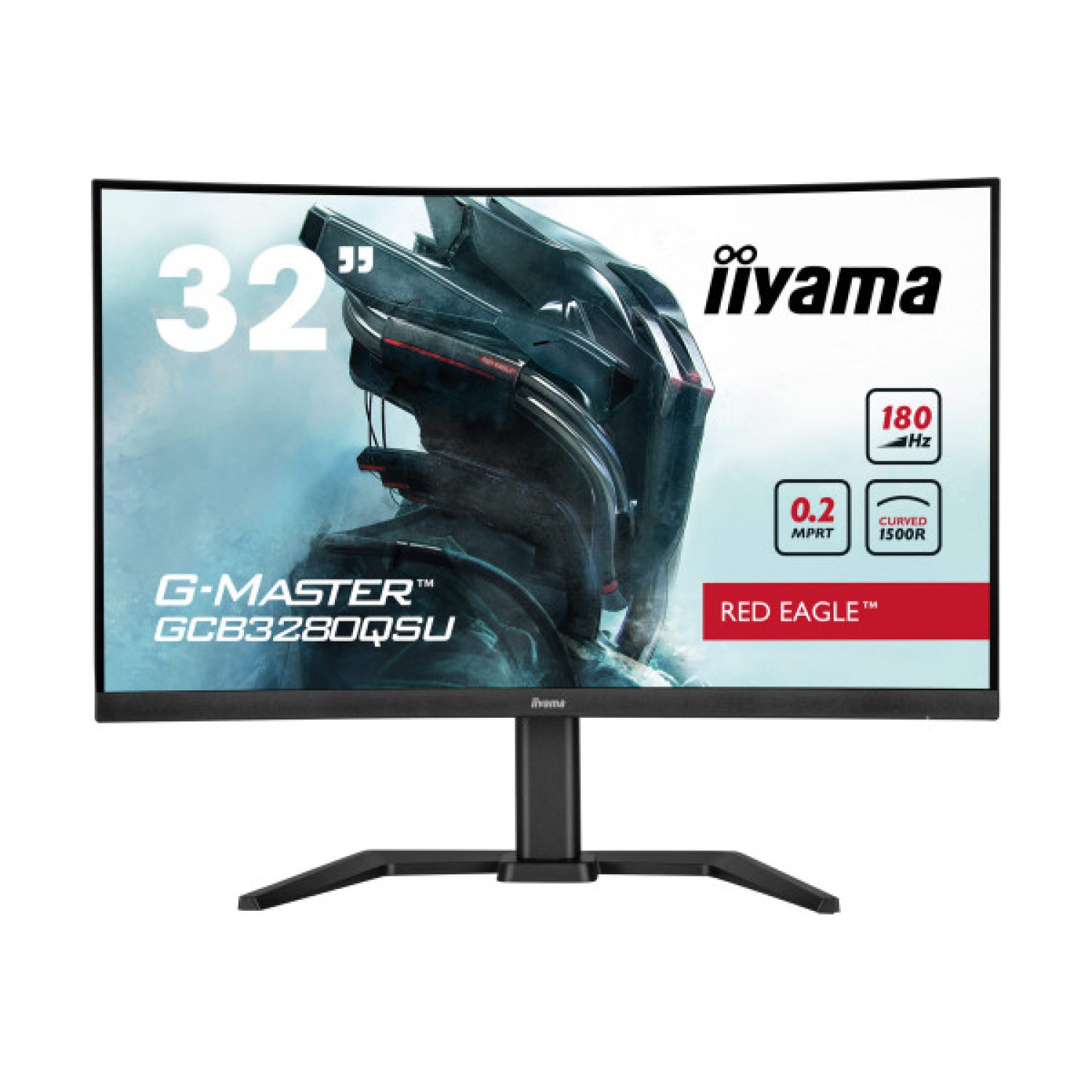 Iiyama Monitor · 32" VA · 180Hz · Curvatura 1500R