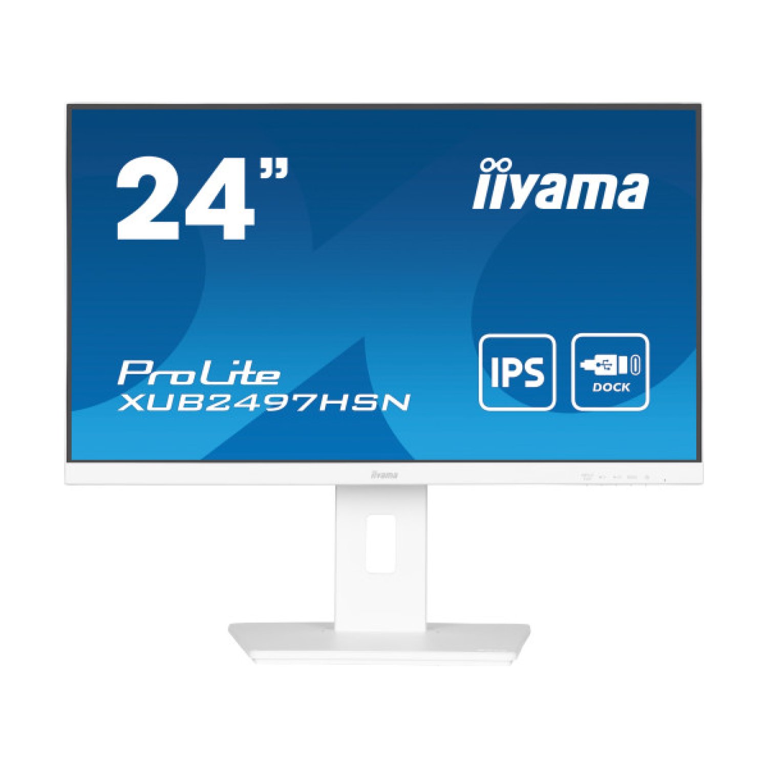IIYAMA Monitor 24" · Panel IPS · USB-C Dock · RJ45 LAN