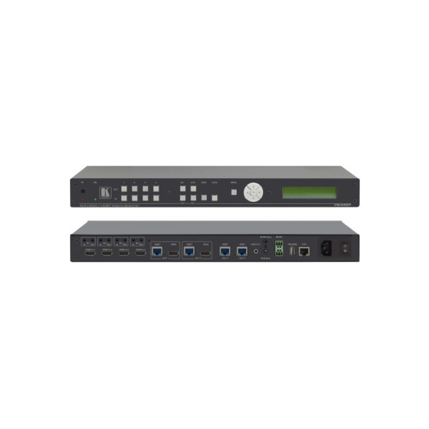 Kramer Electronics VS-44DT · Matriz HDMI · 4x4 · Control por Red