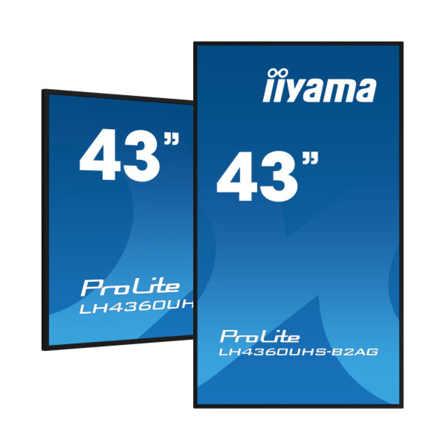 Iiyama LH4360UHS · Monitor 43" 4K UHD · 3840x2160 · 500cd/m² · Android 11 · WiFi · HDMI