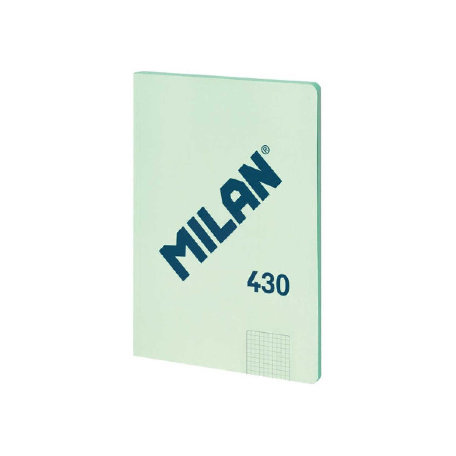 Milan · Libreta Encolada A4 · Papel Cuadriculado · 48 Hojas · Verde
