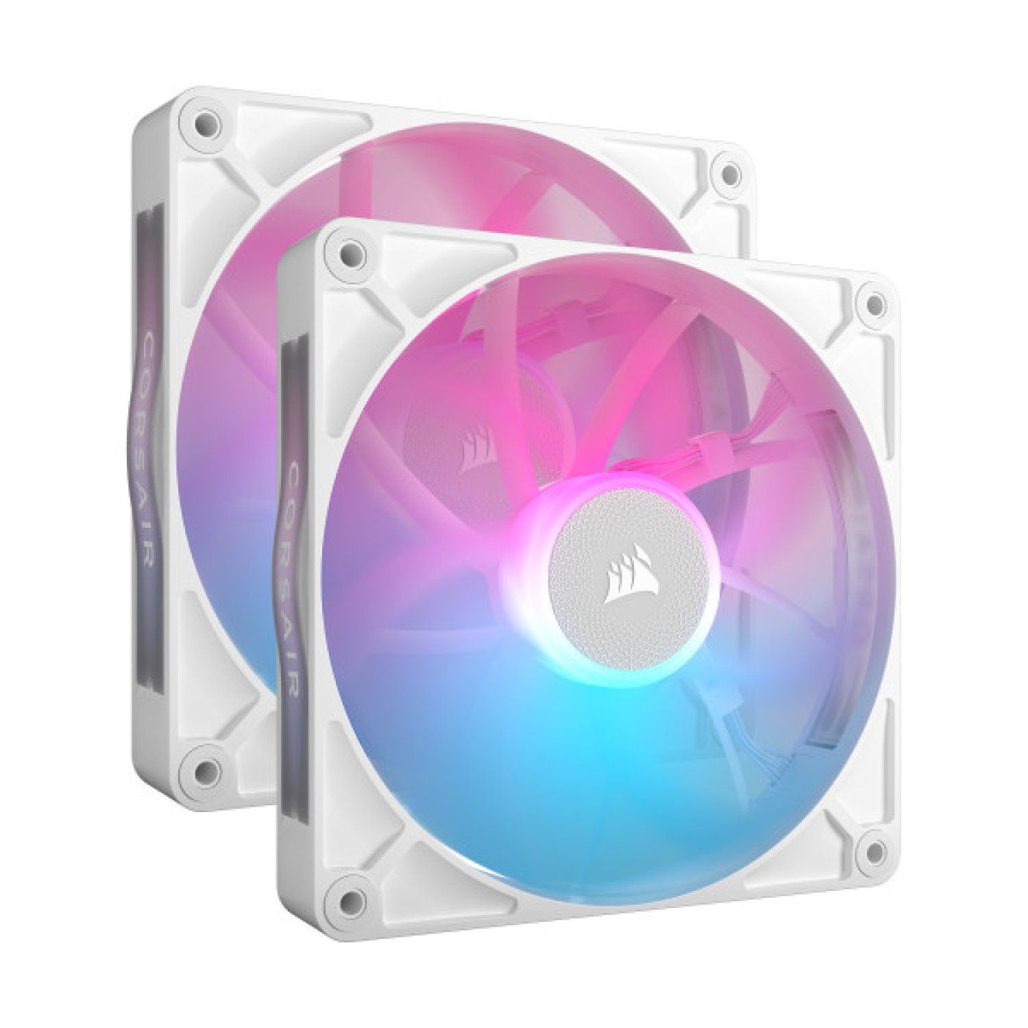 Corsair RX140 RGB · Ventiladores Caja iCUE Link · 140mm · Dual Pack · Blanco
