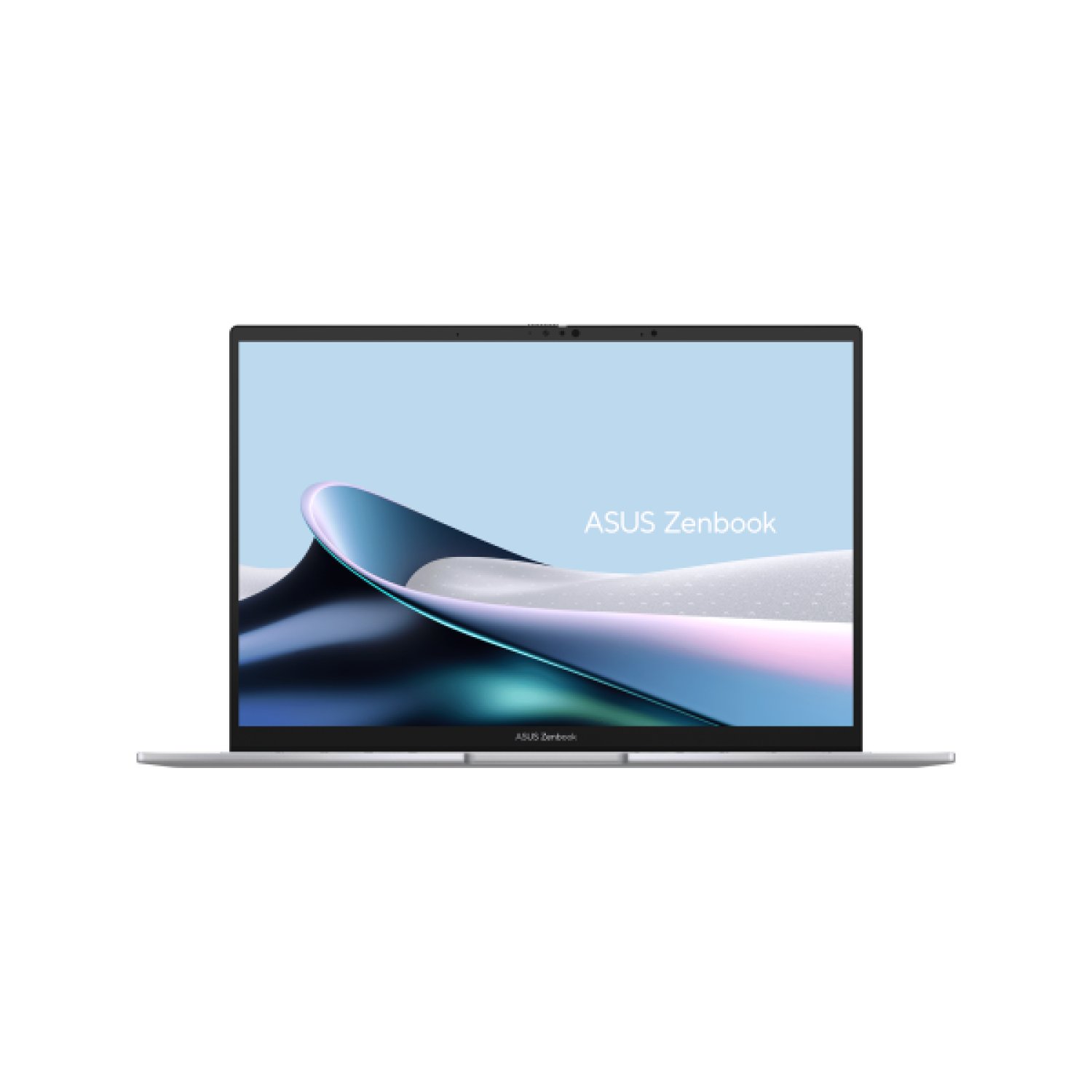 ASUS Zenbook 14 OLED · 14" WQXGA+ 120Hz · Intel Core Ultra 7 255H · 16GB RAM · 1TB SSD · Niebla Plateada