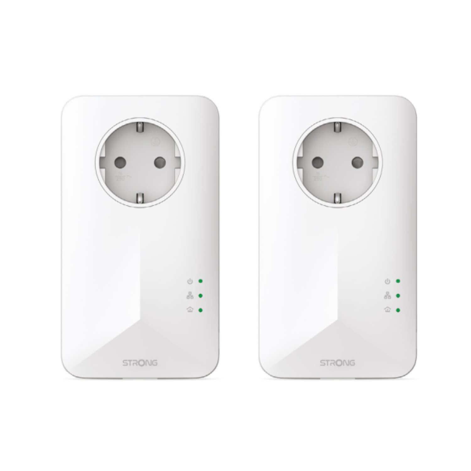 STRONG PowerLine 1000 · 1000 Mbit/s · Ethernet · Pack 2 unidades · Blanco