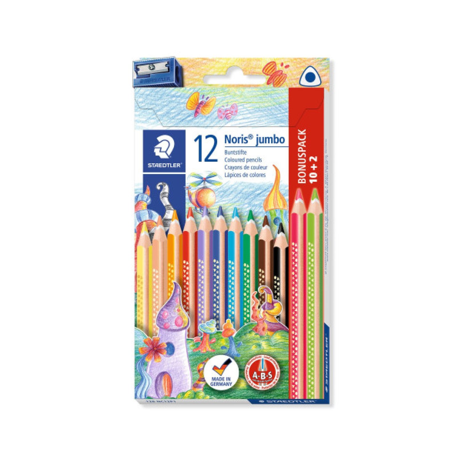 Staedtler 128 · Rotuladores Permanentes · 12 Colores Variados