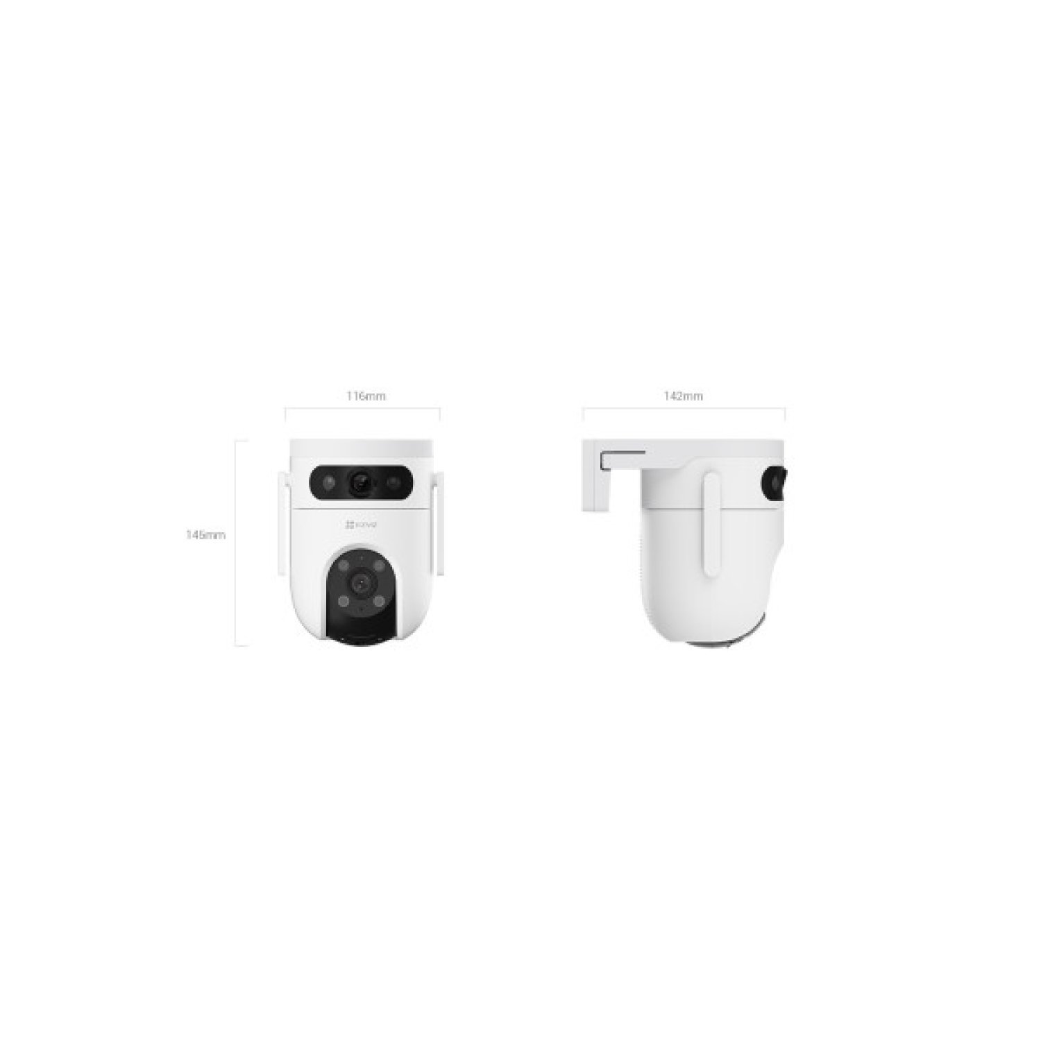 EZVIZ H9C · Cámara IP 3K · WiFi · Visión Nocturna · Audio Bidireccional