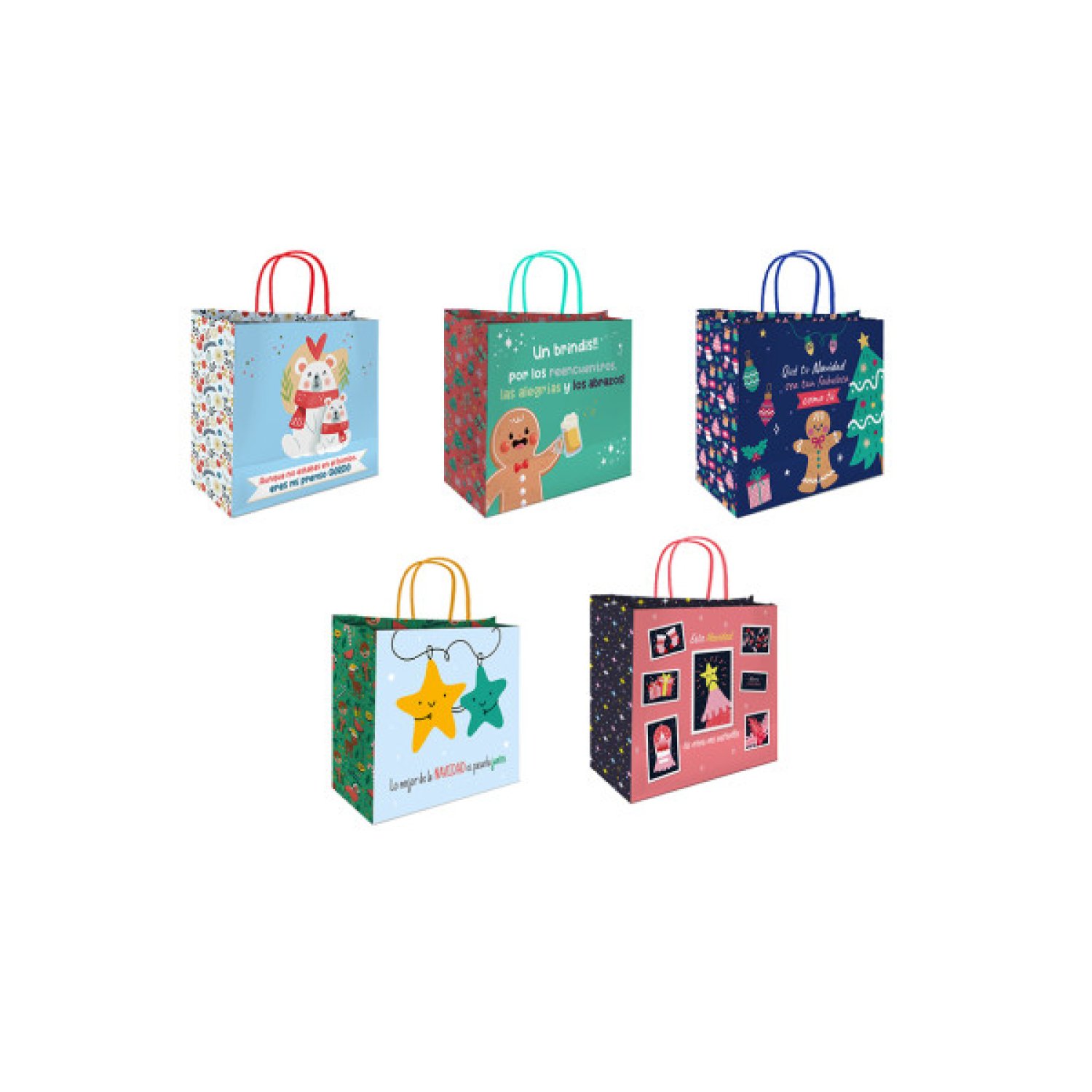 Bismark · Bolsa Celulosa Navidad · Mensajes · Pack 25 unidades
