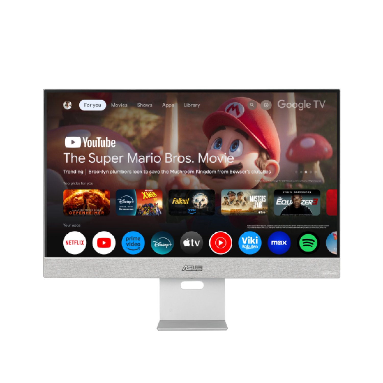 ASUS ZenScreen Smart Monitor MS27UC · 27" 4K Ultra HD · 3840x2160 · LCD
