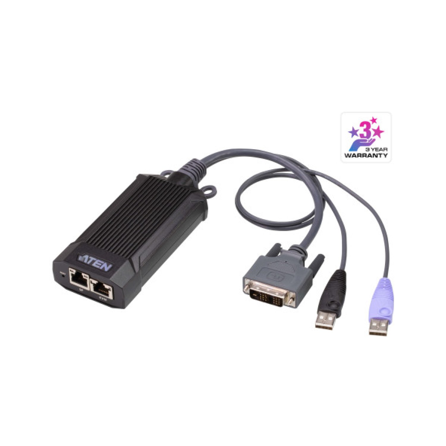 ATEN KG6900T · Interruptor KVM · Negro/Gris/Púrpura