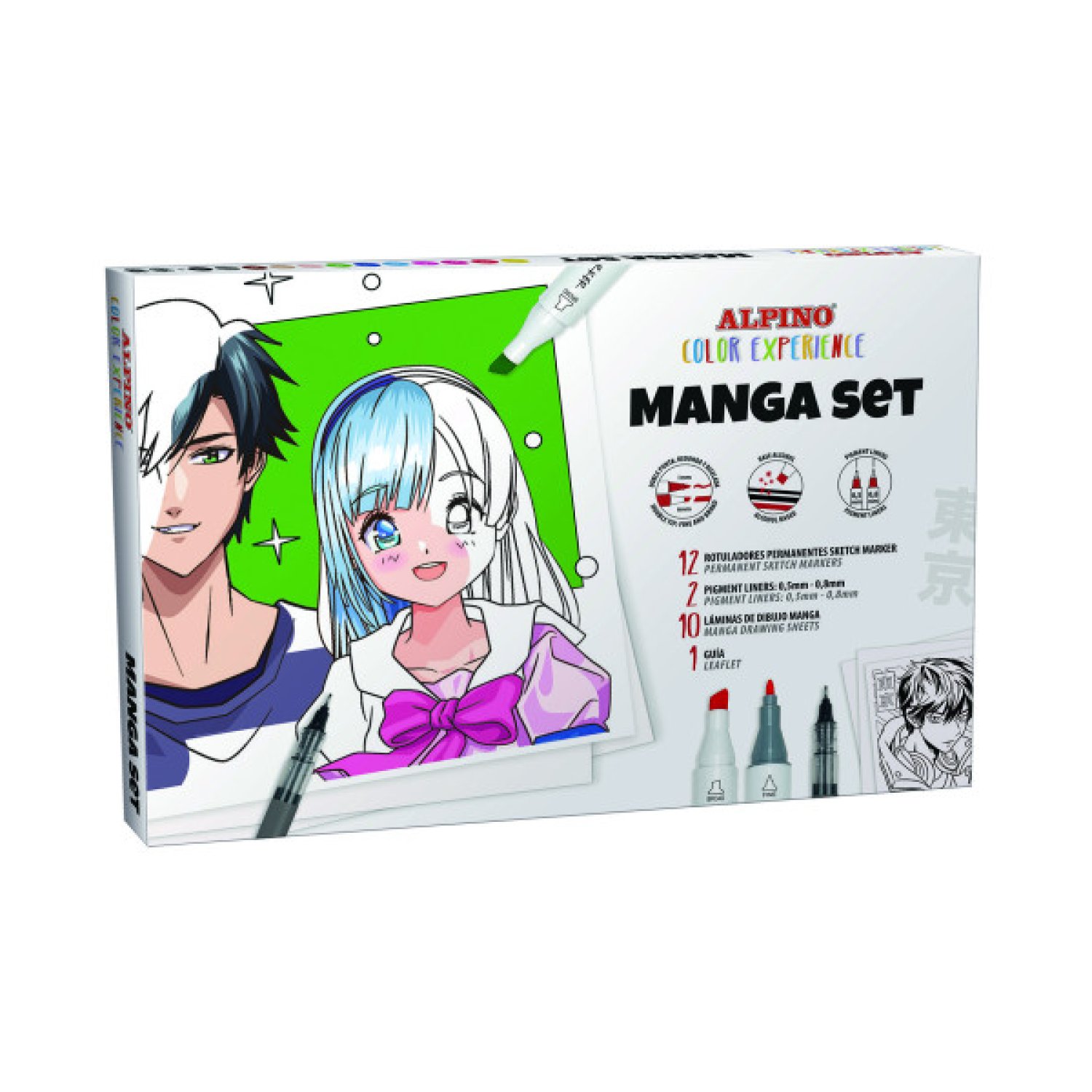 Alpino · Set Iniciación al Manga · Material Artístico · Completo para Principiantes