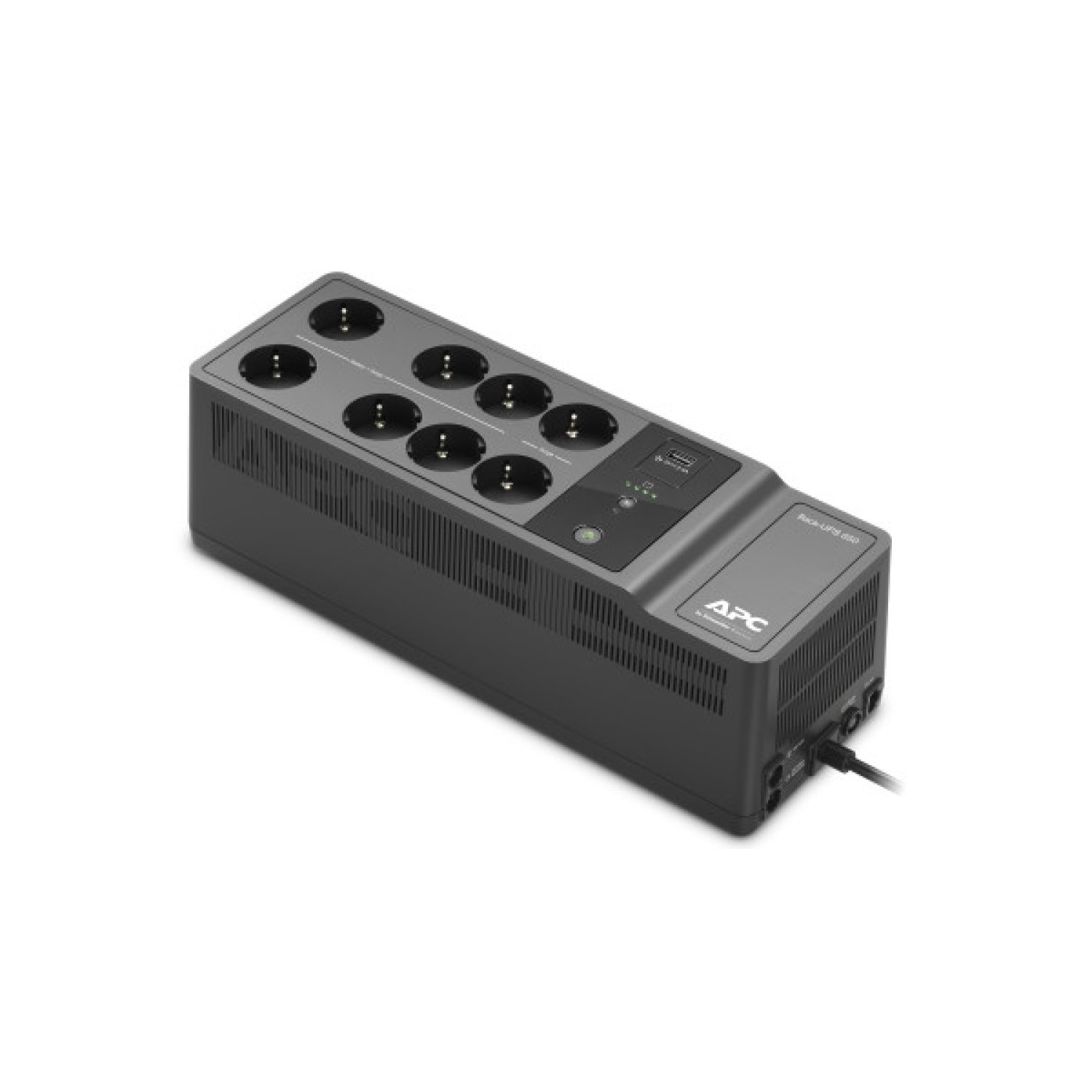 APC Back-UPS 650VA · 400W · 8 Salidas AC · 1 Puerto USB · Offline