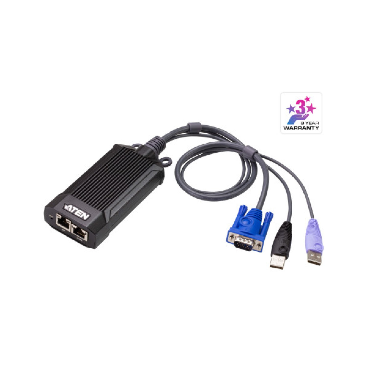 Aten KG1900T · Interruptor KVM · Negro/Azul/Púrpura