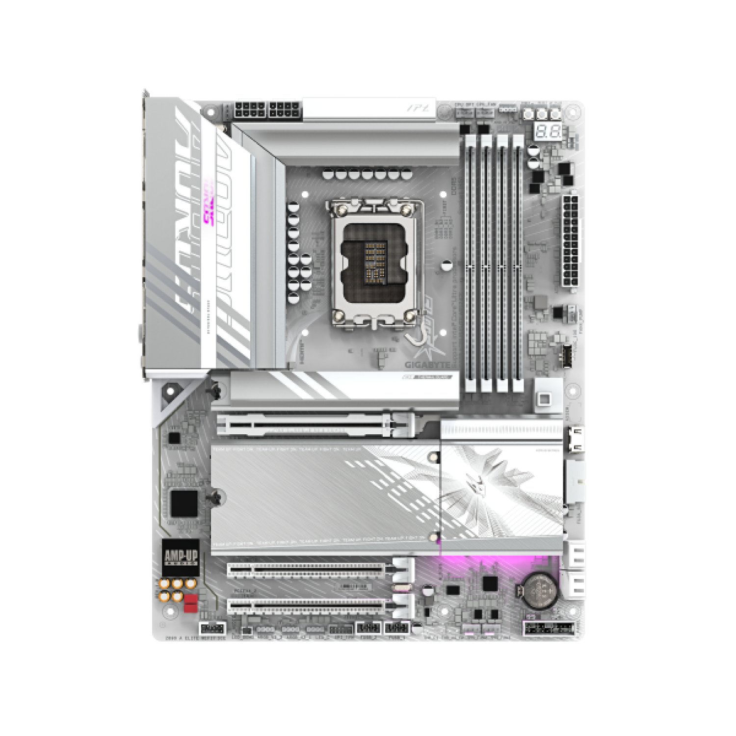 Gigabyte Z890-A Elite WF7 Ice · Socket 1851 · 4 DDR5 · WiFi