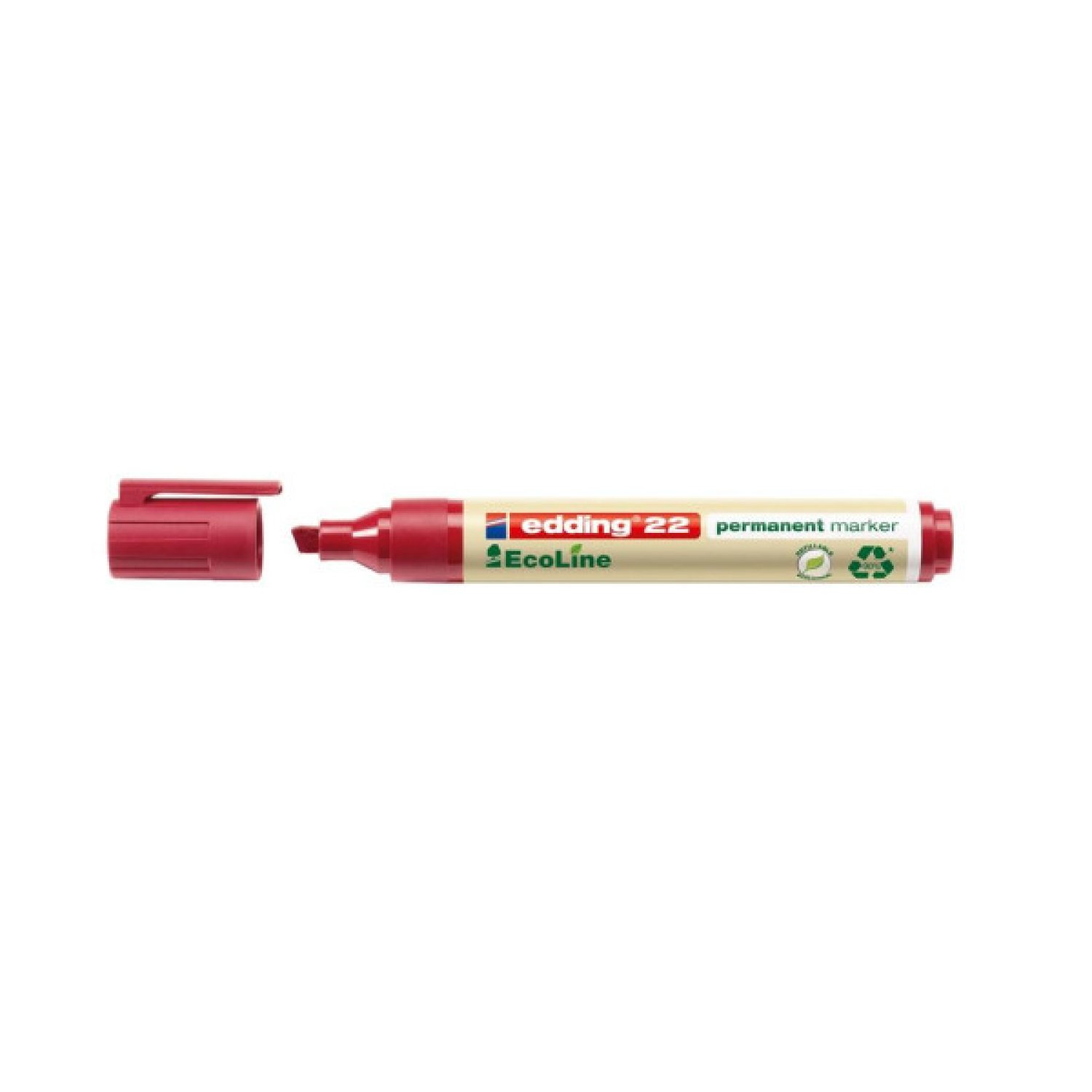 Edding Ecoline 22 · Marcador Permanente · Color Rojo