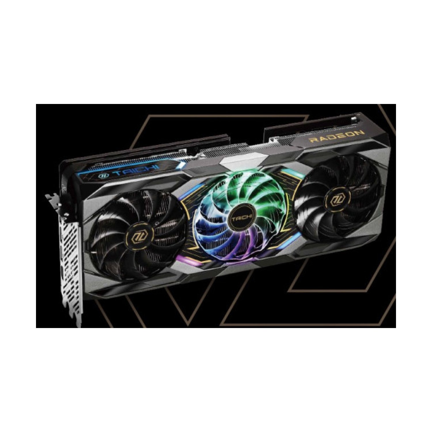 ASRock RX 9070 XT · 16GB GDDR6 · 256-bit · 2 HDMI + 2 DisplayPort · 3 Ventiladores