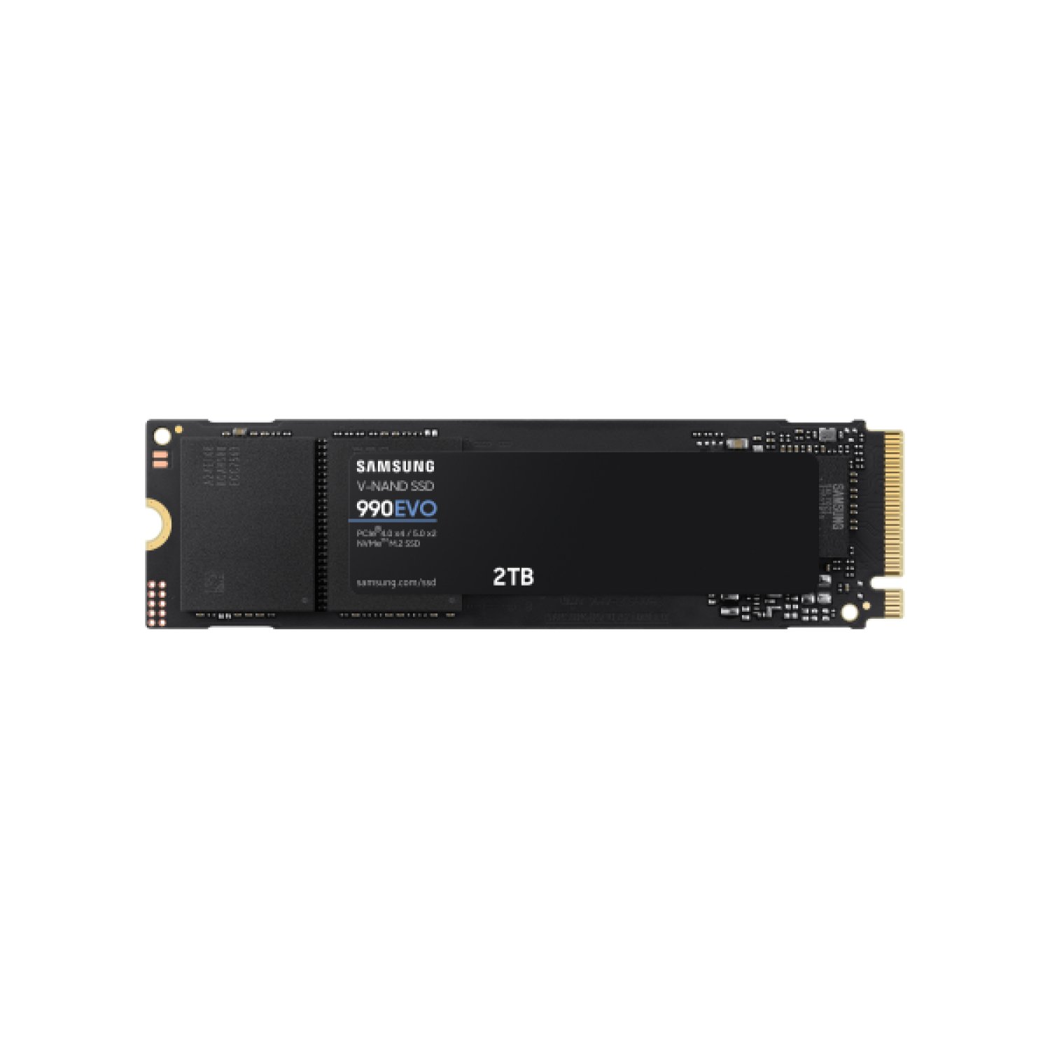 Samsung SSD 990 EVO · 2TB · NVMe M.2 · Hasta 5.000 MB/s